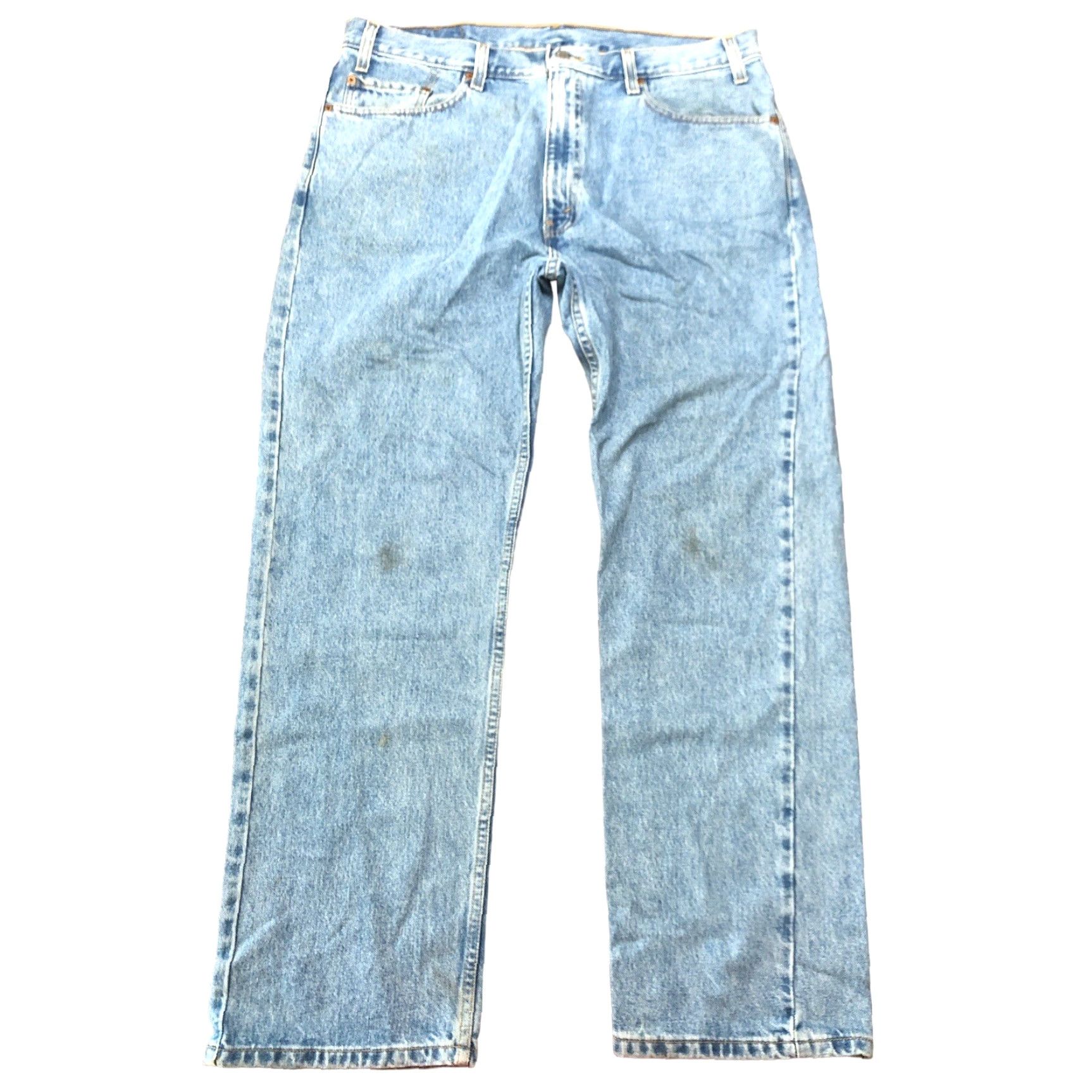 Levi's VINTAGE Levi's 505 Jeans | Regular Straight Denim 38x30 Mens Blue 5-Pocket Zip Size US 38 / EU 54 - 2 Thumbnail