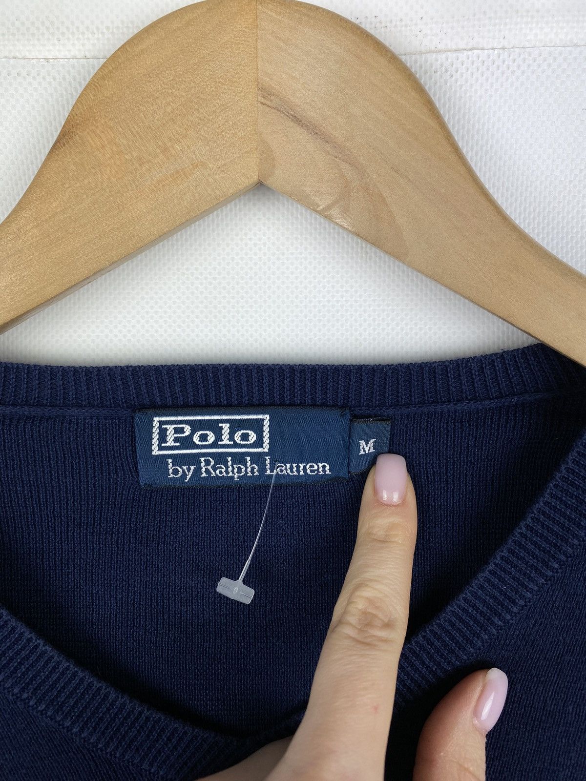 Vintage Polo by Ralph Lauren vintage men’s cotton sweater pullover Size US M / EU 48-50 / 2 - 9 Thumbnail