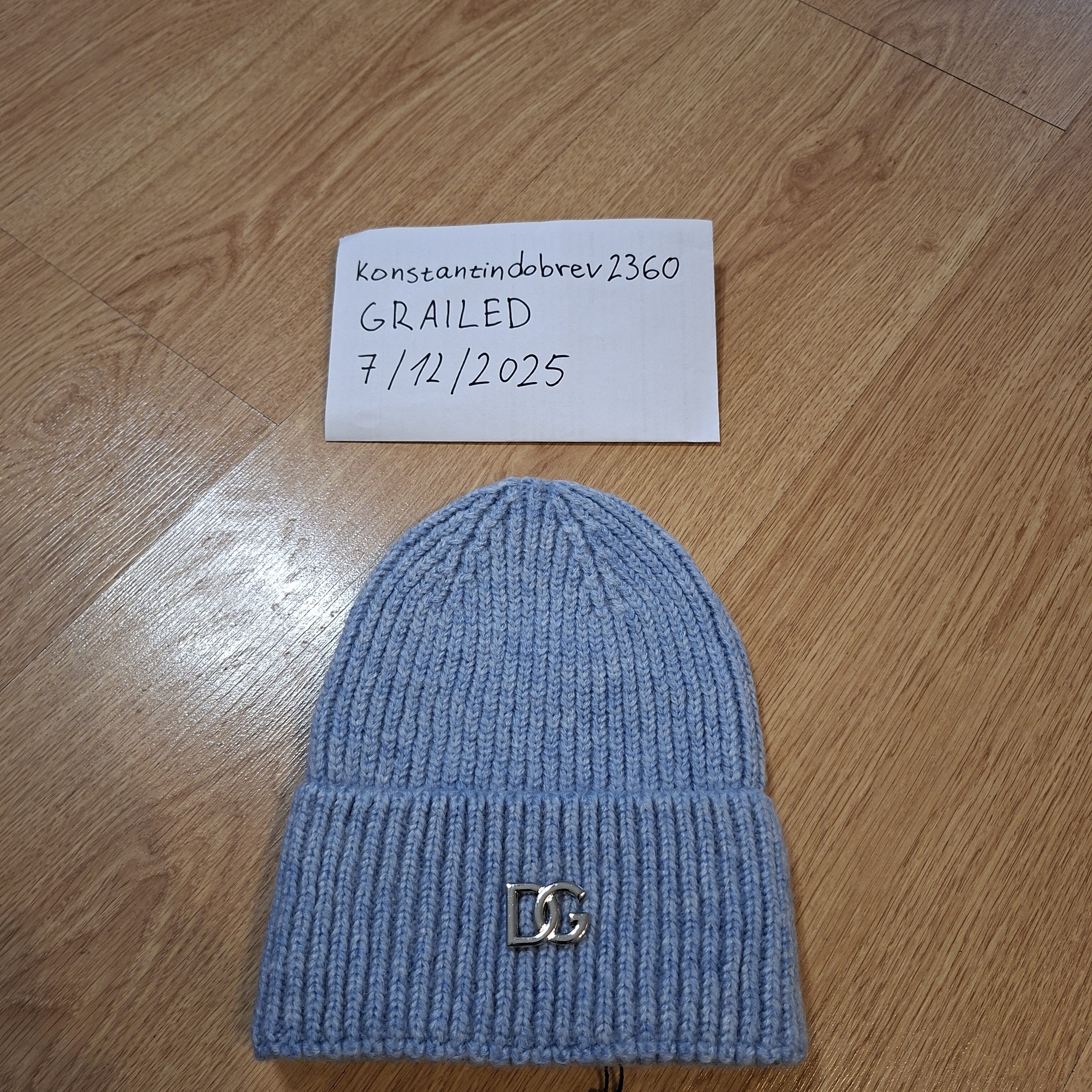 Dolce & Gabbana Dolce Gabbana light blue hat Size ONE SIZE - 2 Thumbnail