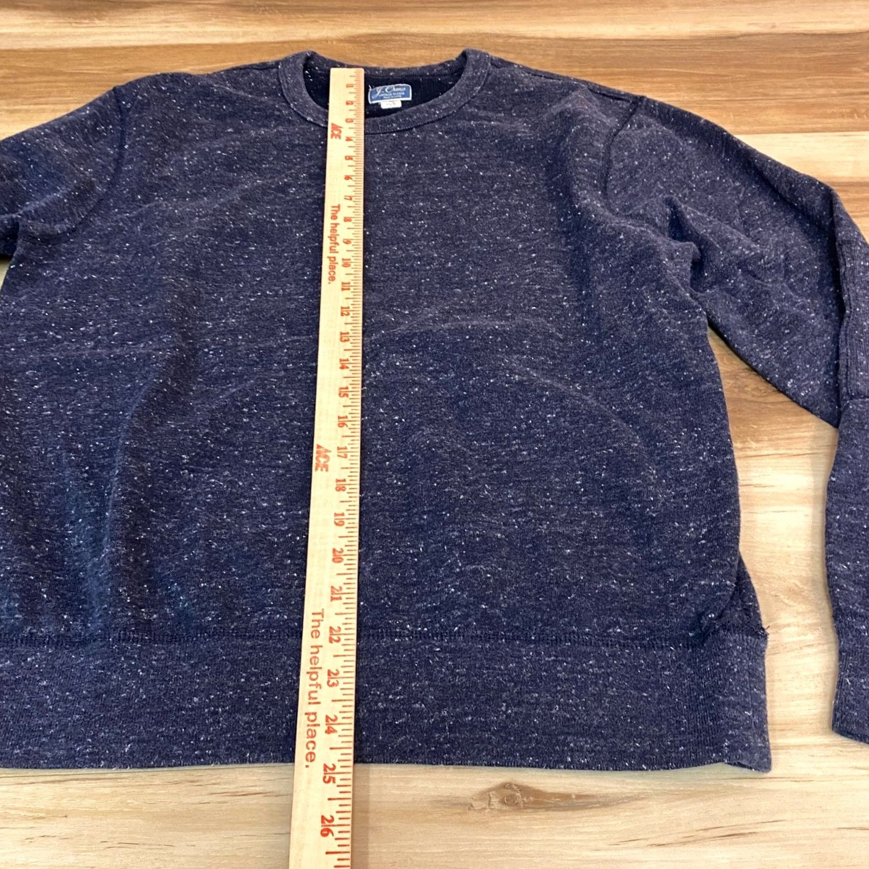 J.Crew J.Crew Sweatshirt Fleece Navy Blue Crewneck Men M Elbow Pad Vintage? No Size US M / EU 48-50 / 2 - 3 Thumbnail