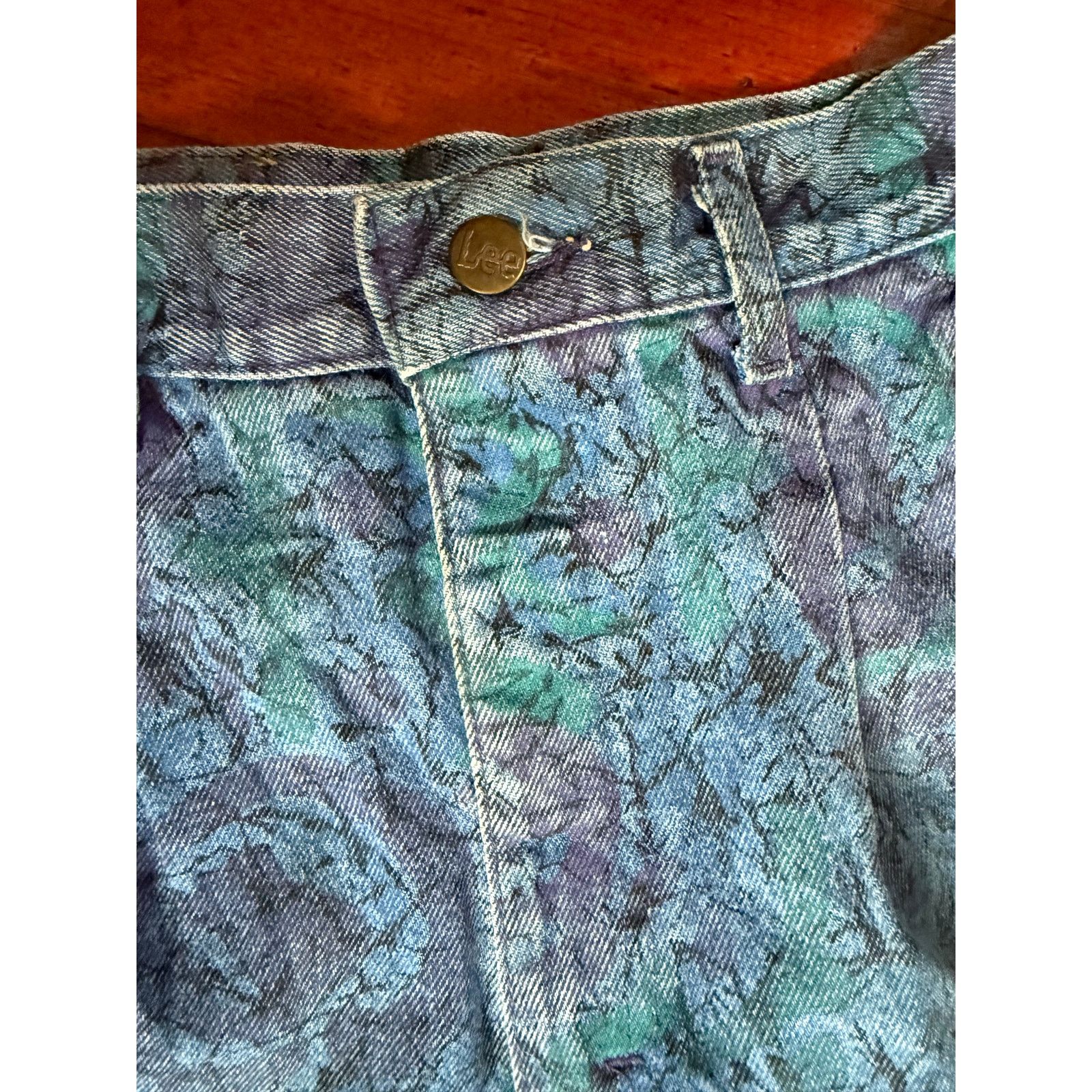 Lee 80's Lee Purple Blue High Waist Mom Denim Jeans 30X33 13M Size 30" / US 8 / IT 44 - 4 Thumbnail