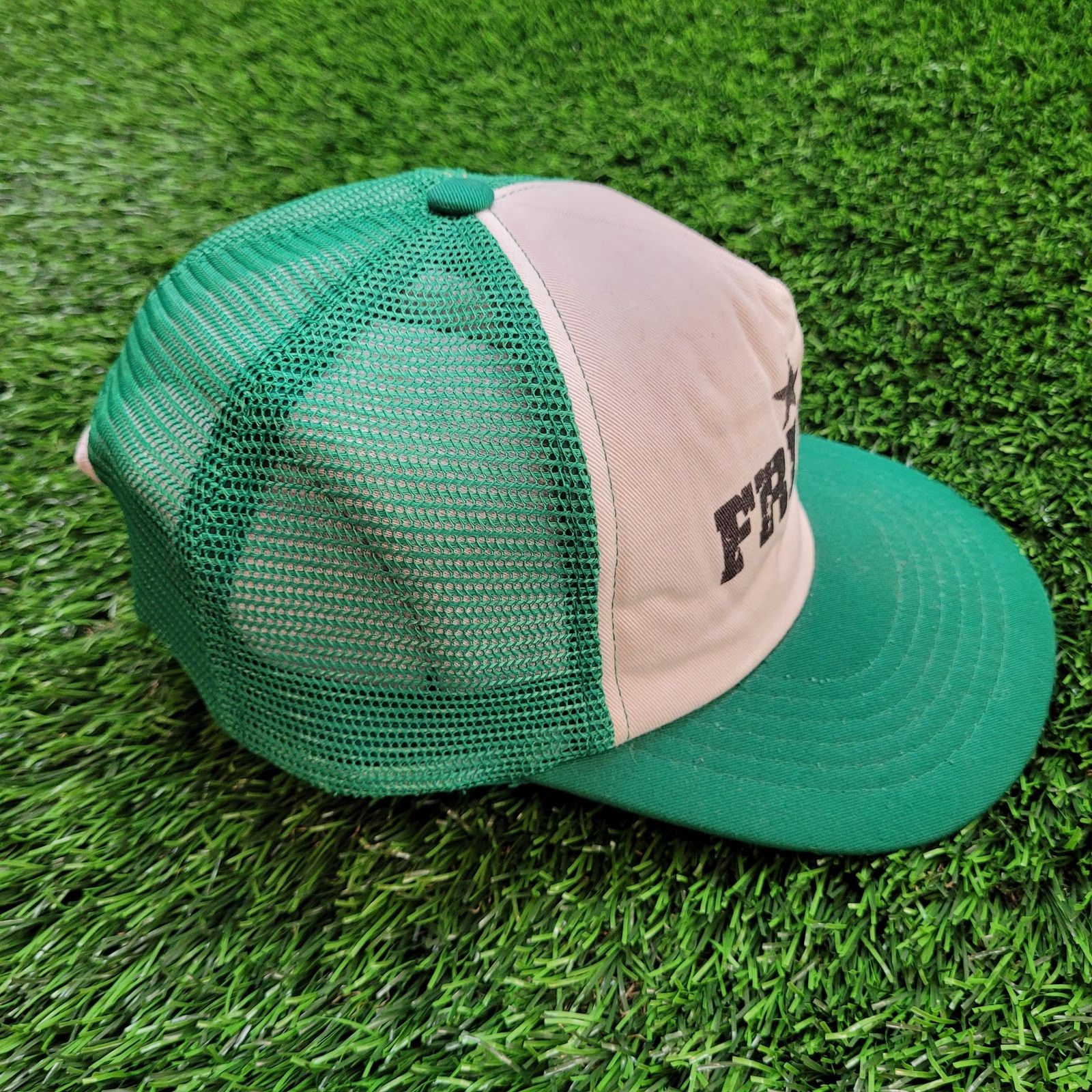 Other Magic Headwear Fringe Trucker Hat Snapback Tear/Stain OSFM Size ONE SIZE - 5 Thumbnail