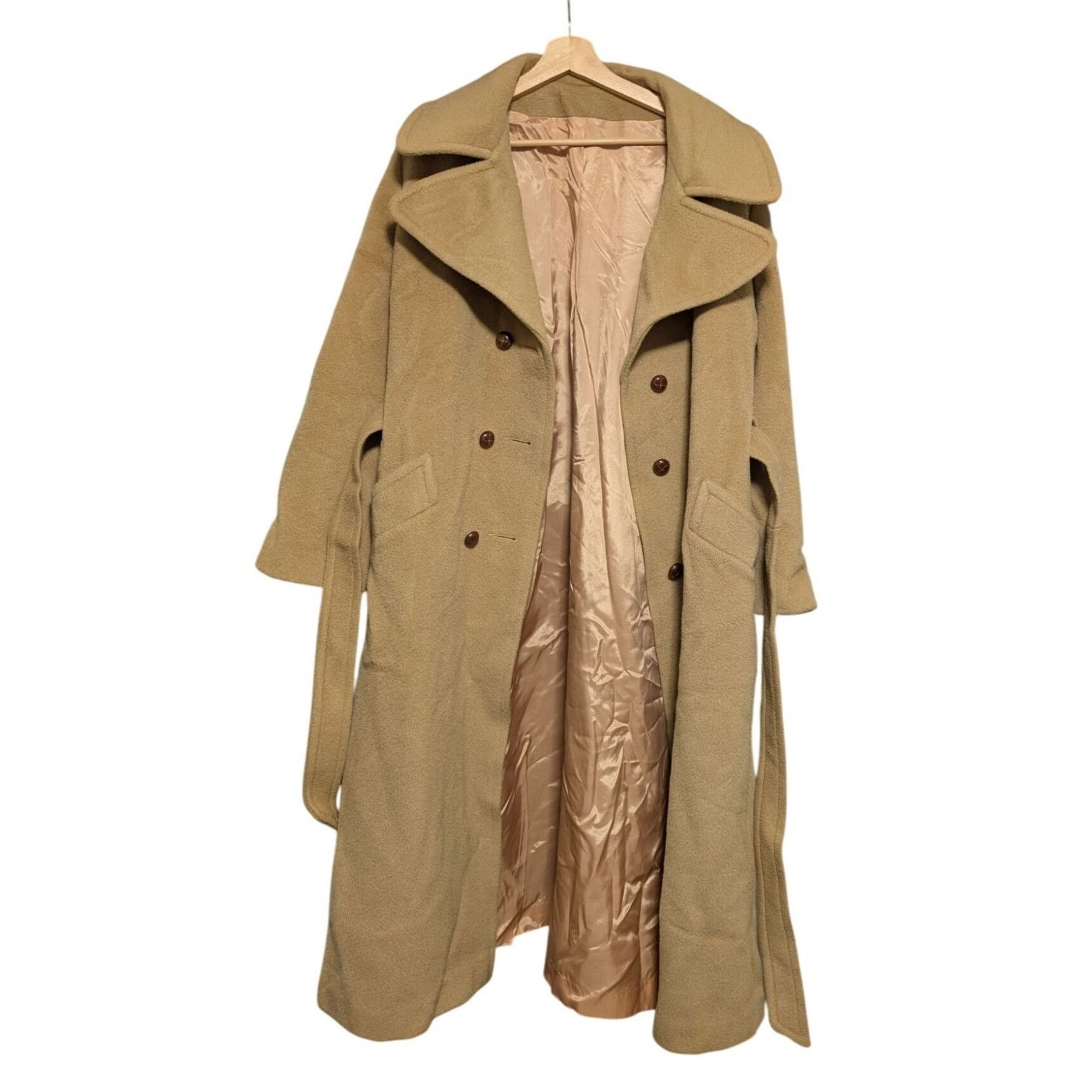 Stafford 70s Warren of Stafford Wool Long Coat Women Size XL Size XL / US 12-14 / IT 48-50 - 3 Thumbnail