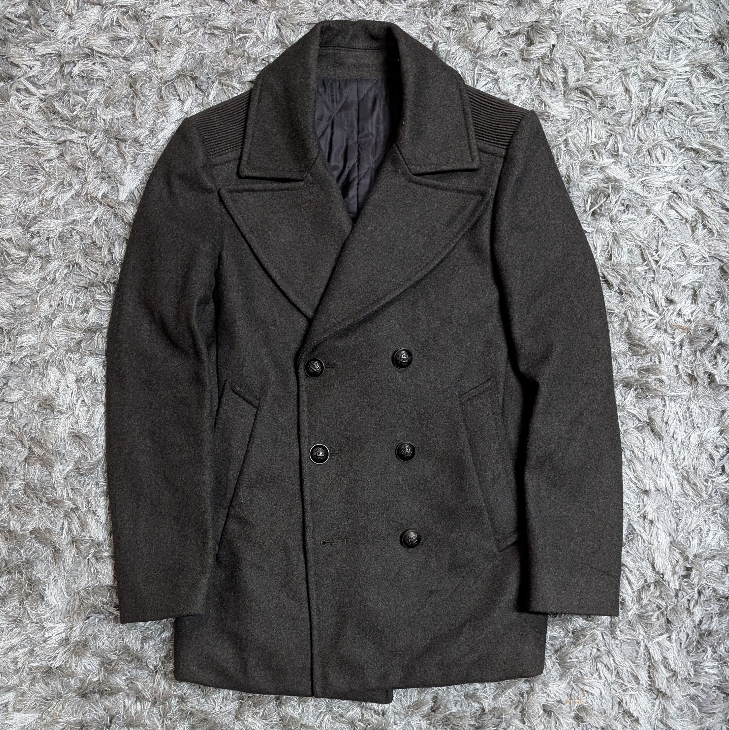 Wooyoungmi Solid Homme by Wooyoungmi Double Breast Coat Heavy Jacket Size US S / EU 44-46 / 1 - 1 Thumbnail