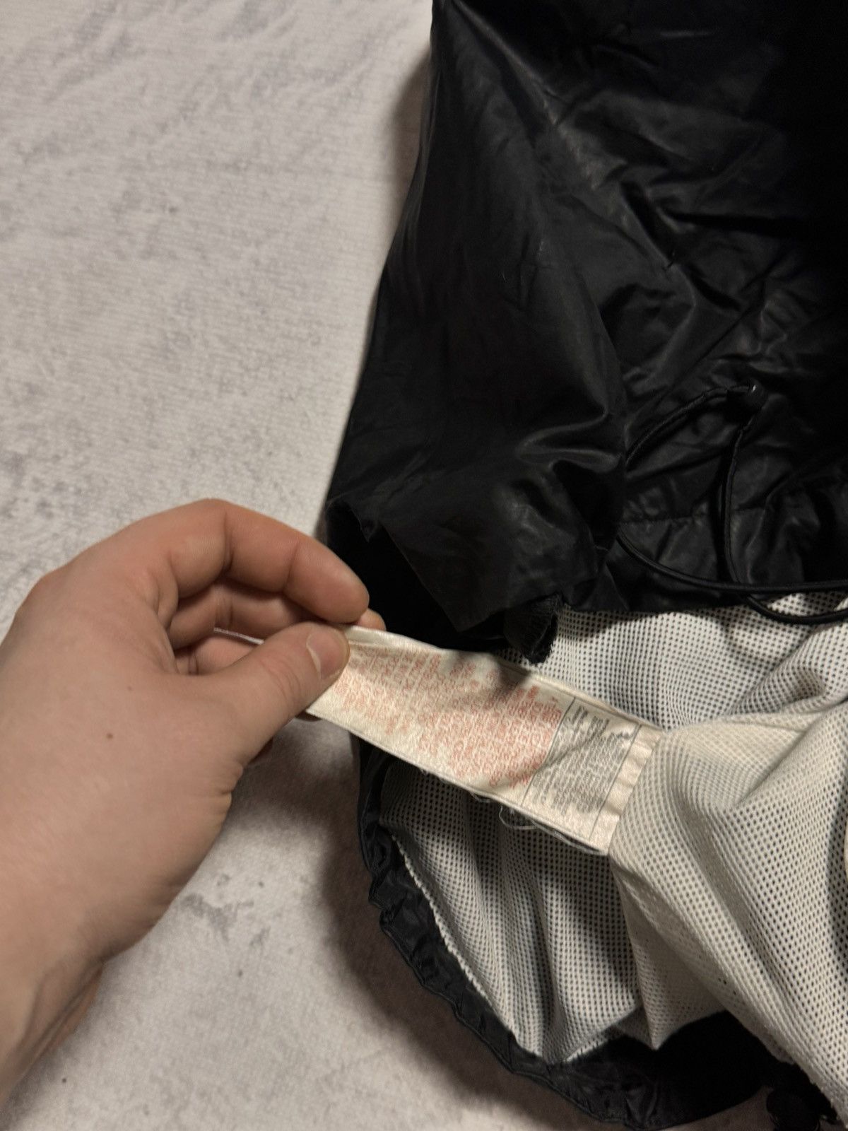 Nike × Vintage 00s Nike Vintage Nylon Oversize Drill Hooded Jacket Y2K Size US L / EU 52-54 / 3 - 10 Thumbnail