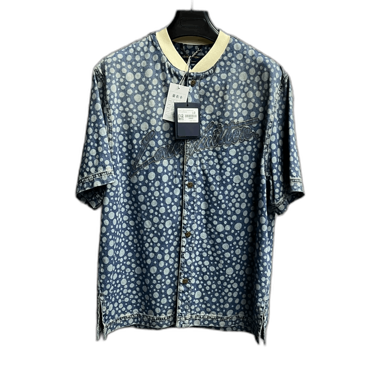 Louis Vuitton Louis Vuitton Polka Dot Short Sleeve Shirt Size US L / EU 52-54 / 3 - 1 Thumbnail