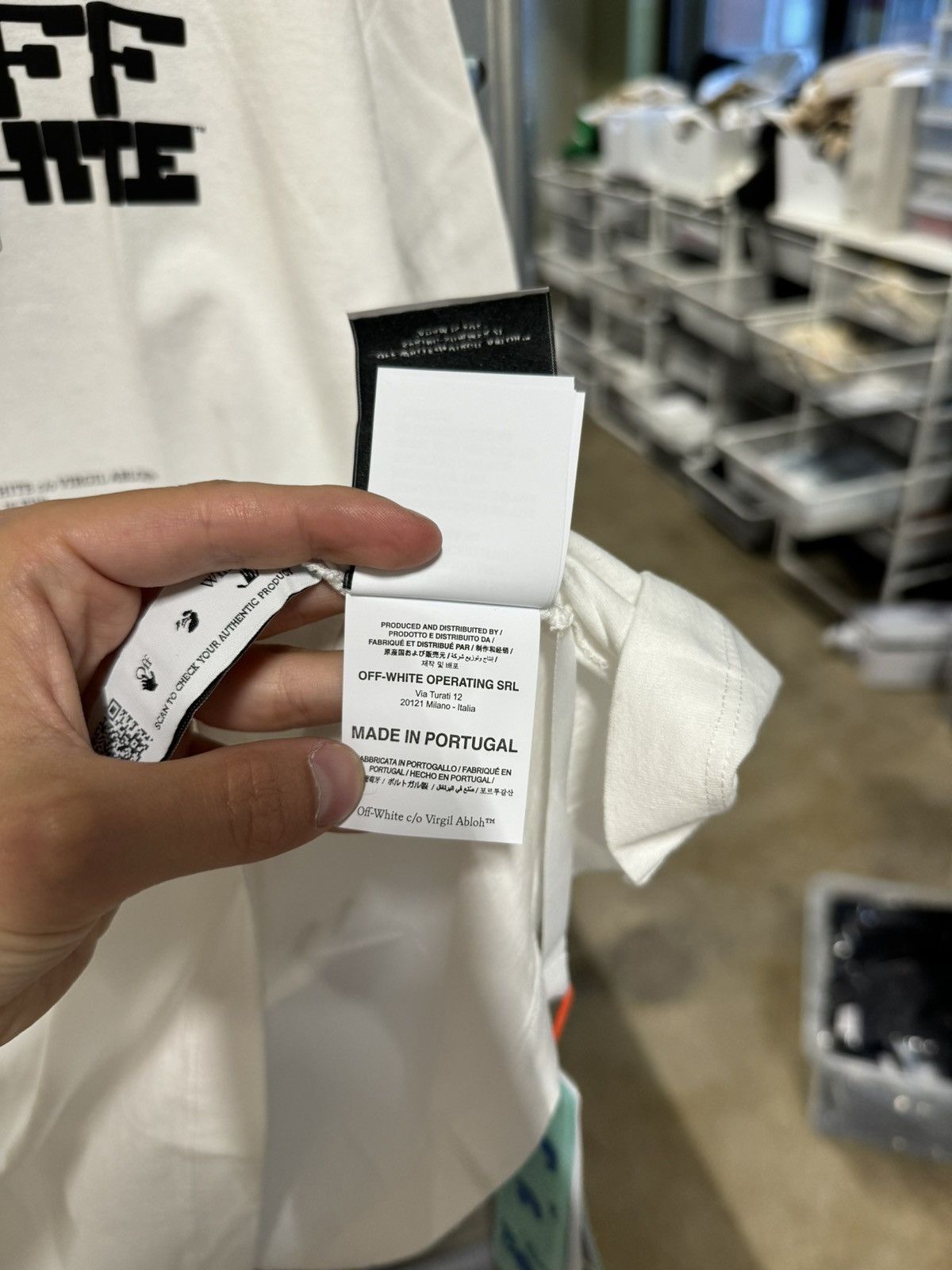 Off-White Off-White Tech Marker Arrow T-Shirt 500$ Size US L / EU 52-54 / 3 - 6 Thumbnail