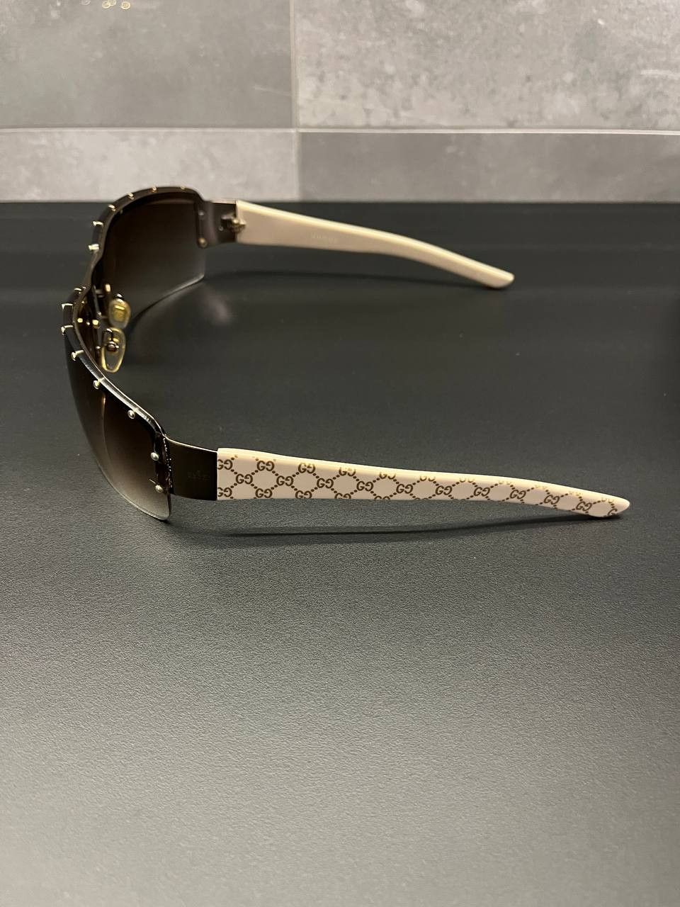 Gucci Gucci Guccissima Gradient Studded GG1823/S Semi Rimless Size ONE SIZE - 2 Thumbnail