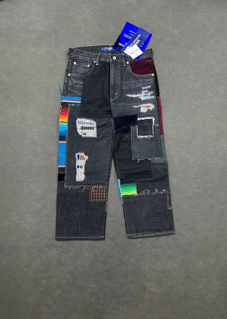 Junya Watanabe Rainbow Patchwork Denim Jeans