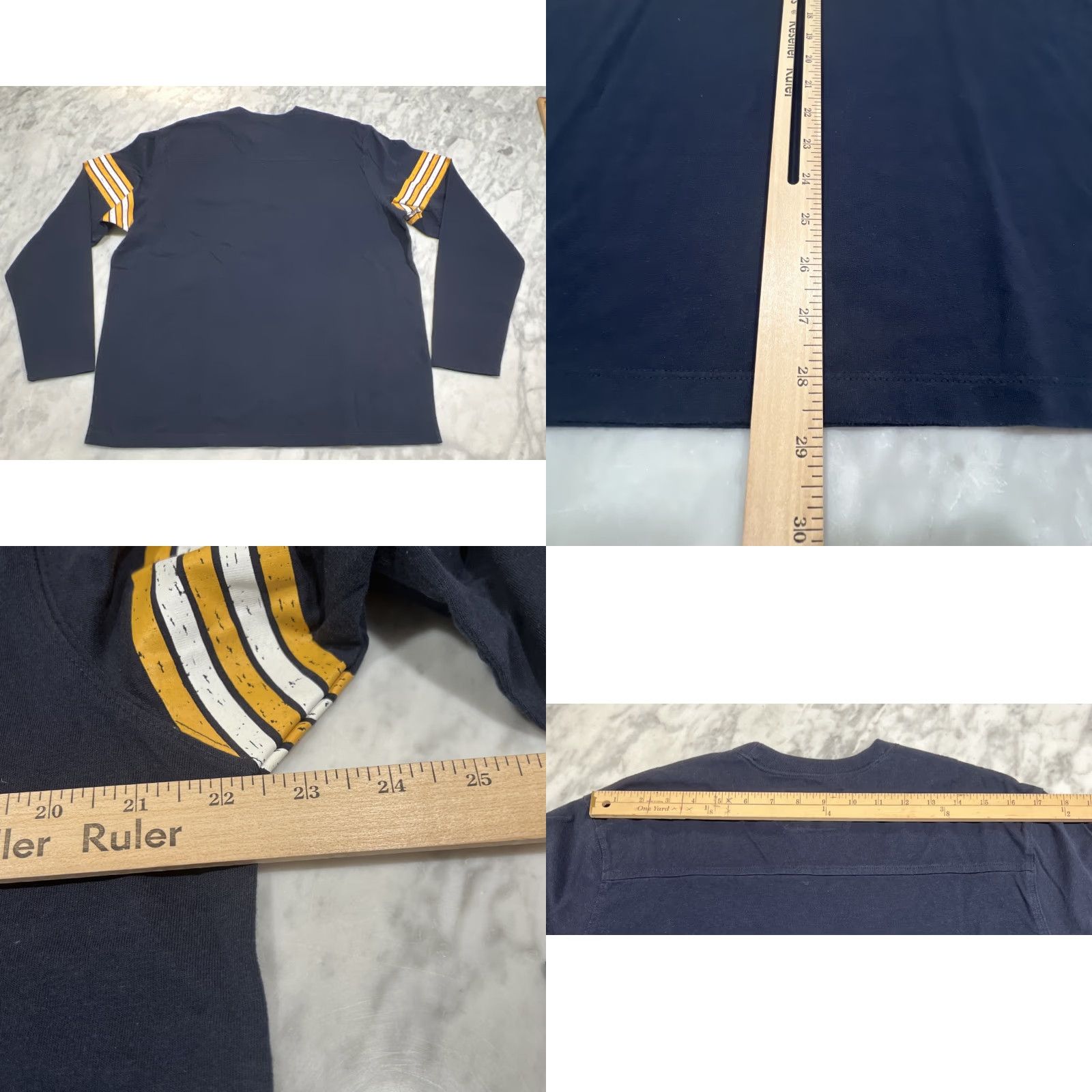 Champion Champion Jersey T Shirt Men Large Long Sleeve 19 Graphics Navy Blue Cotton Size US L / EU 52-54 / 3 - 8 Thumbnail