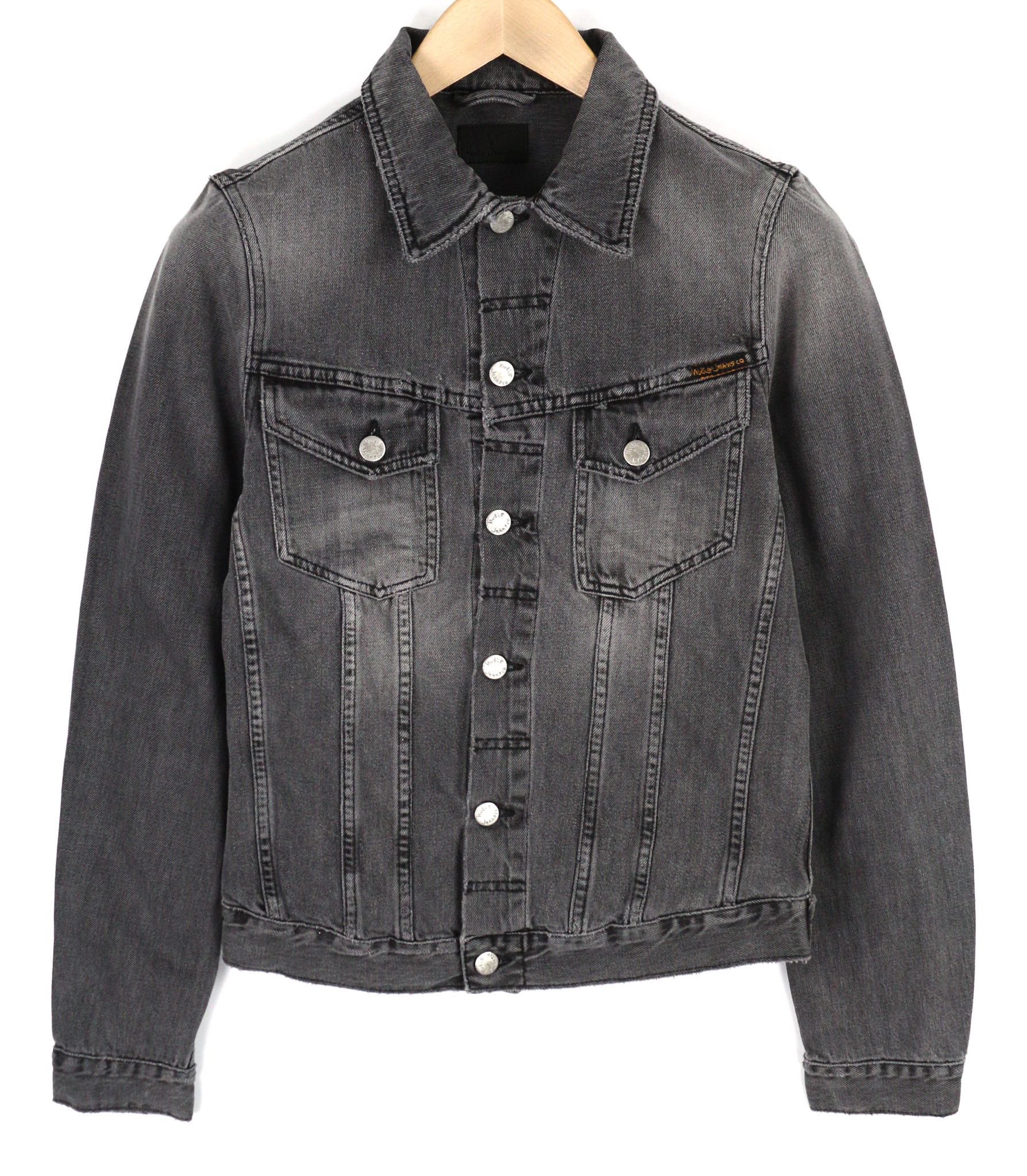 Nudie Jeans BILLY XS Desolation Logo Patch Pockets Jacket 82474 Size US XS / EU 42 / 0 - 1 Thumbnail