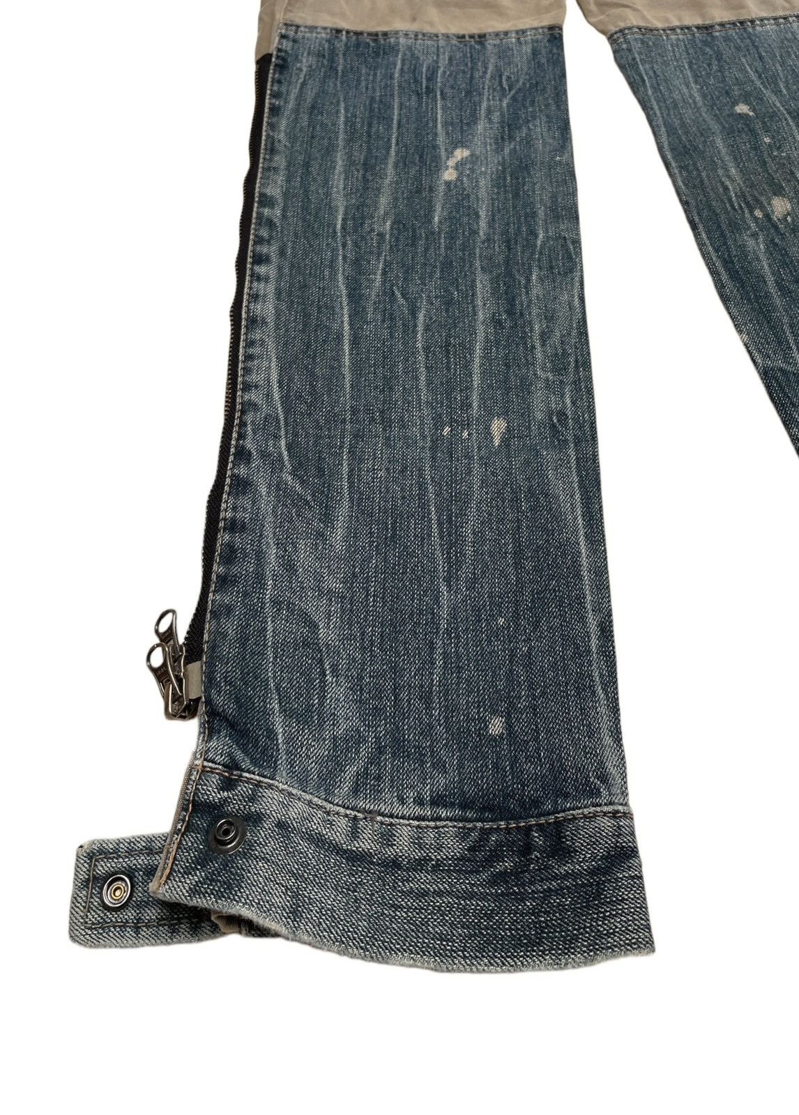 14th Addiction × Le Grande Bleu (L.G.B.) × PPFM Rare Design Vintage Brand PPFM Tactical Jeans 1990s Size US 31 - 9 Thumbnail