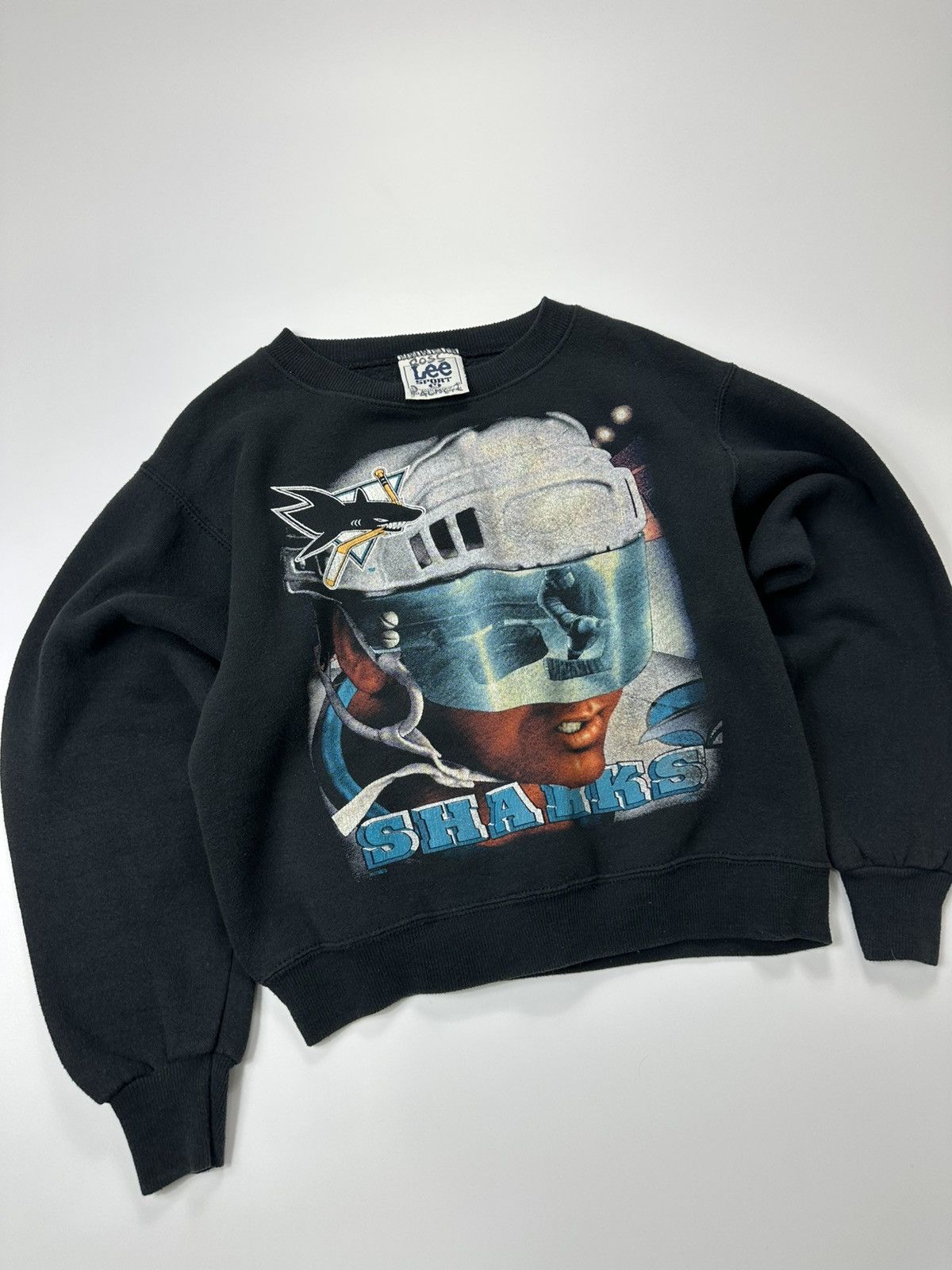 Lee Anaheim Ducks 90's Lee Sport Sweatshirt Shark Made In USA Size M / US 6-8 / IT 42-44 - 4 Thumbnail