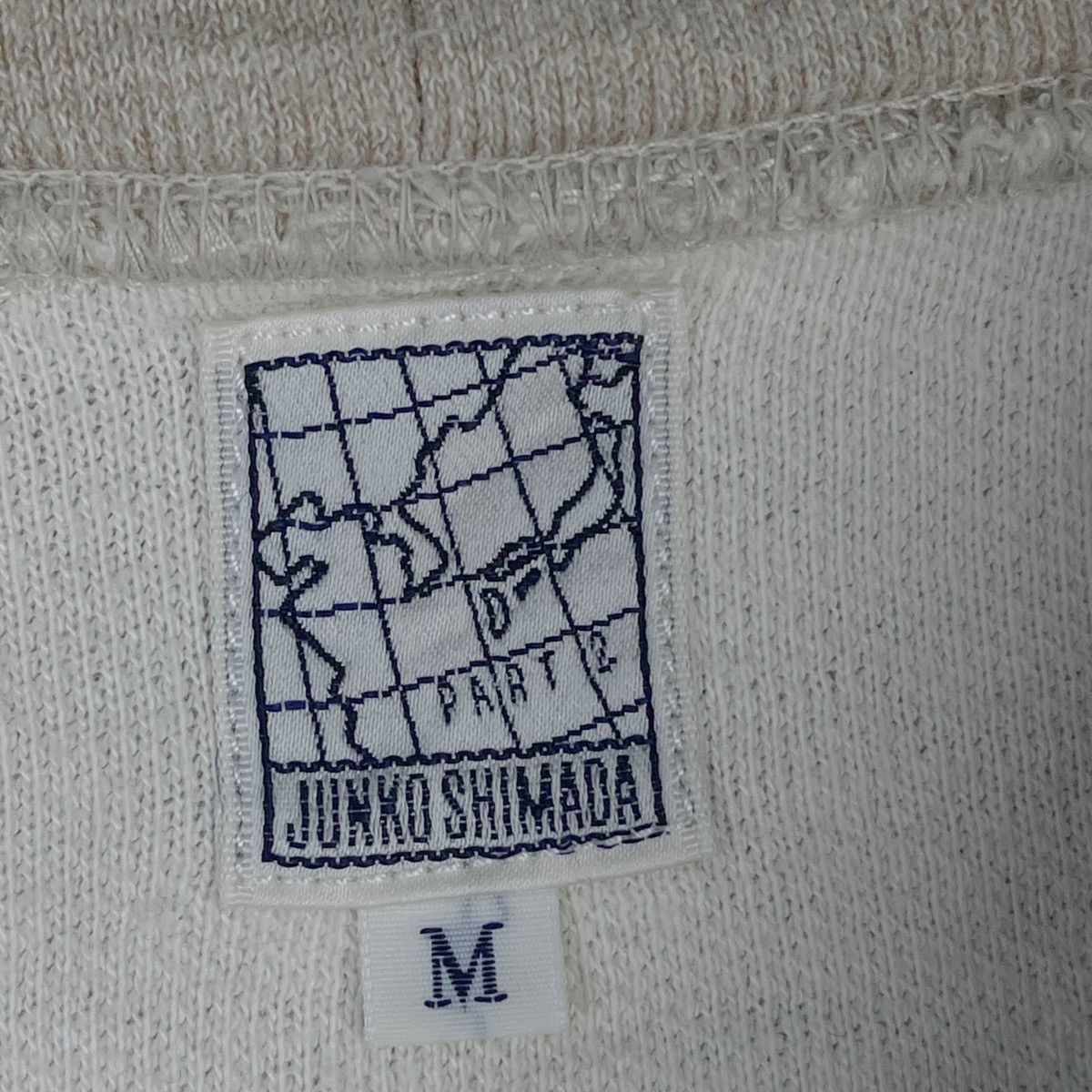 Junko Shimada × Vintage Vintage Junko Shimada Part 2 Turtleneck Cream Pullover Size US M / EU 48-50 / 2 - 5 Thumbnail