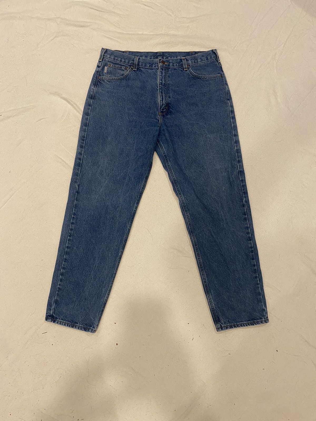 Carhartt Vintage Carhartt Blue Jeans 38 x 32 Relaxed Fit Size US 38 / EU 54 - 2 Thumbnail