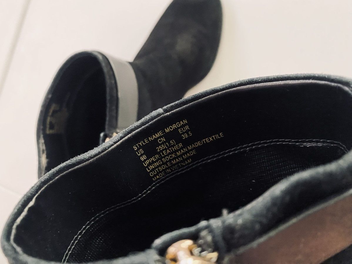 Kate Spade Kate Spade NY Black Suede Logo Ankle Morgan Bootie 9 US VGC Size US 9 / IT 39 - 7 Thumbnail