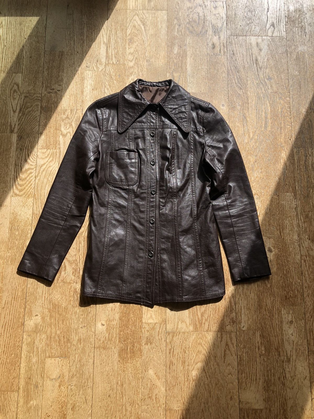 RARE CORSARIO ARGENTINA MADE LEATHER VINTAGE QUALITY JACKET
