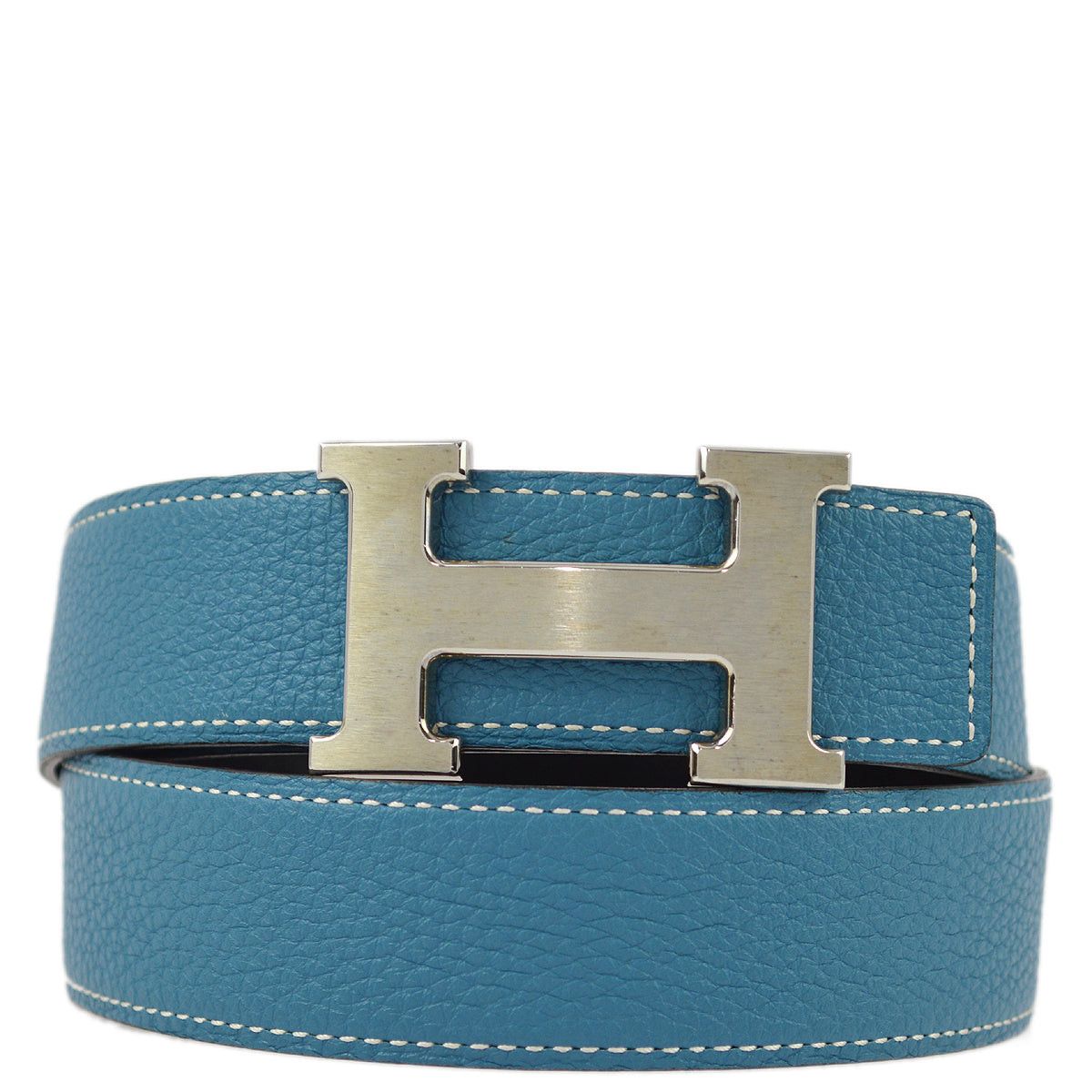 image of Hermes 2011 Blue Jean Constance Belt 80 181607, Women's