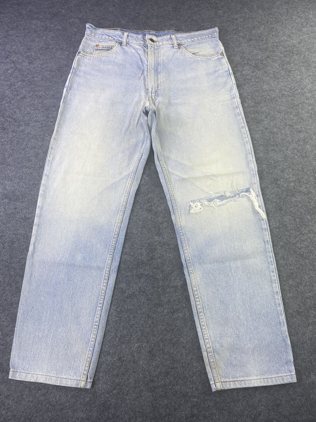 Jean × Levi's × Vintage Vintage Levis 310 Distress Blue Wash Jeans- J925 Size US 34 / EU 50 - 2 Thumbnail