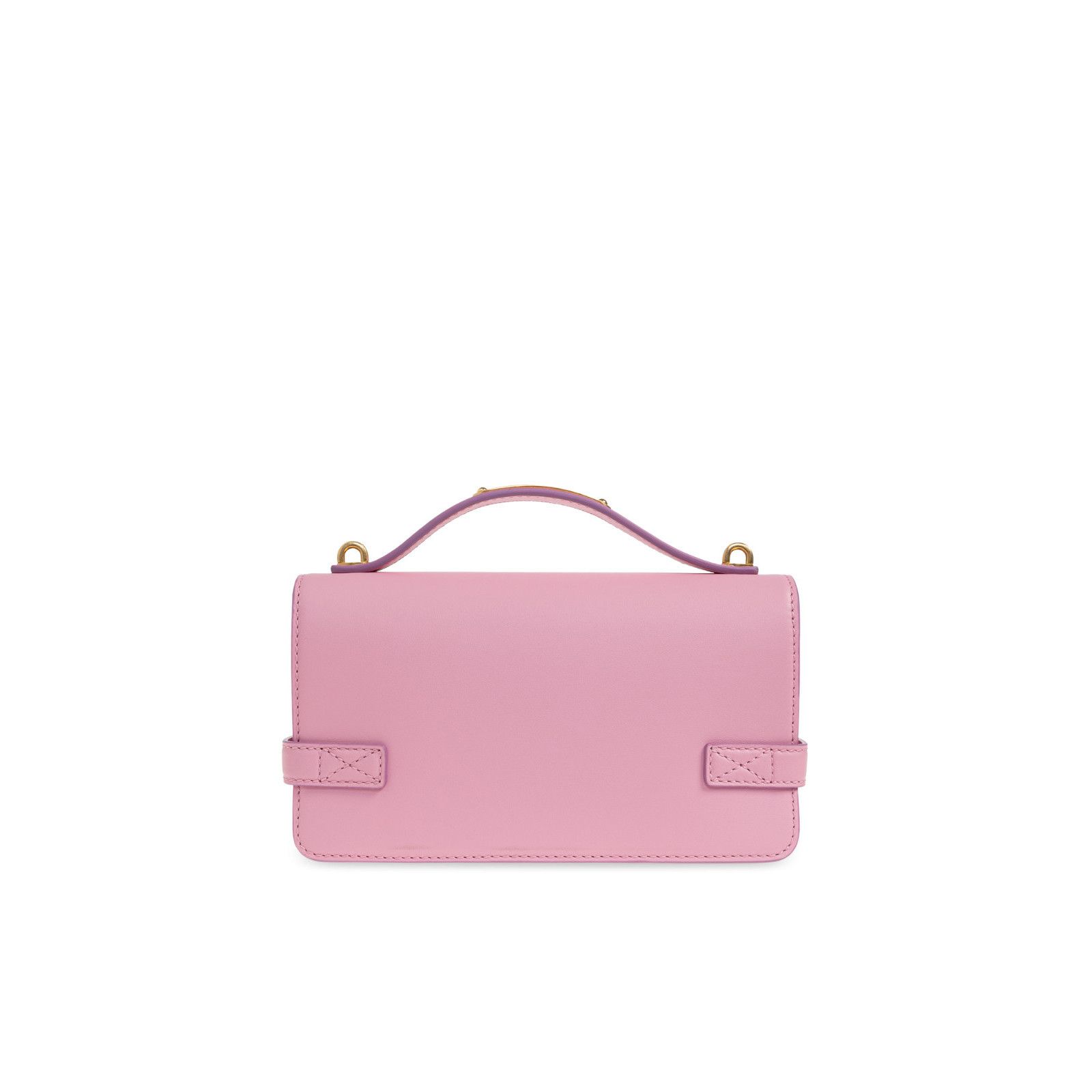 Balmain BALMAIN B-Buzz 24 Pink Leather Shoulder Bag New Size ONE SIZE - 2 Thumbnail
