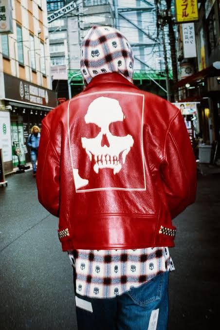 Supreme Number (N)ine leather jacket