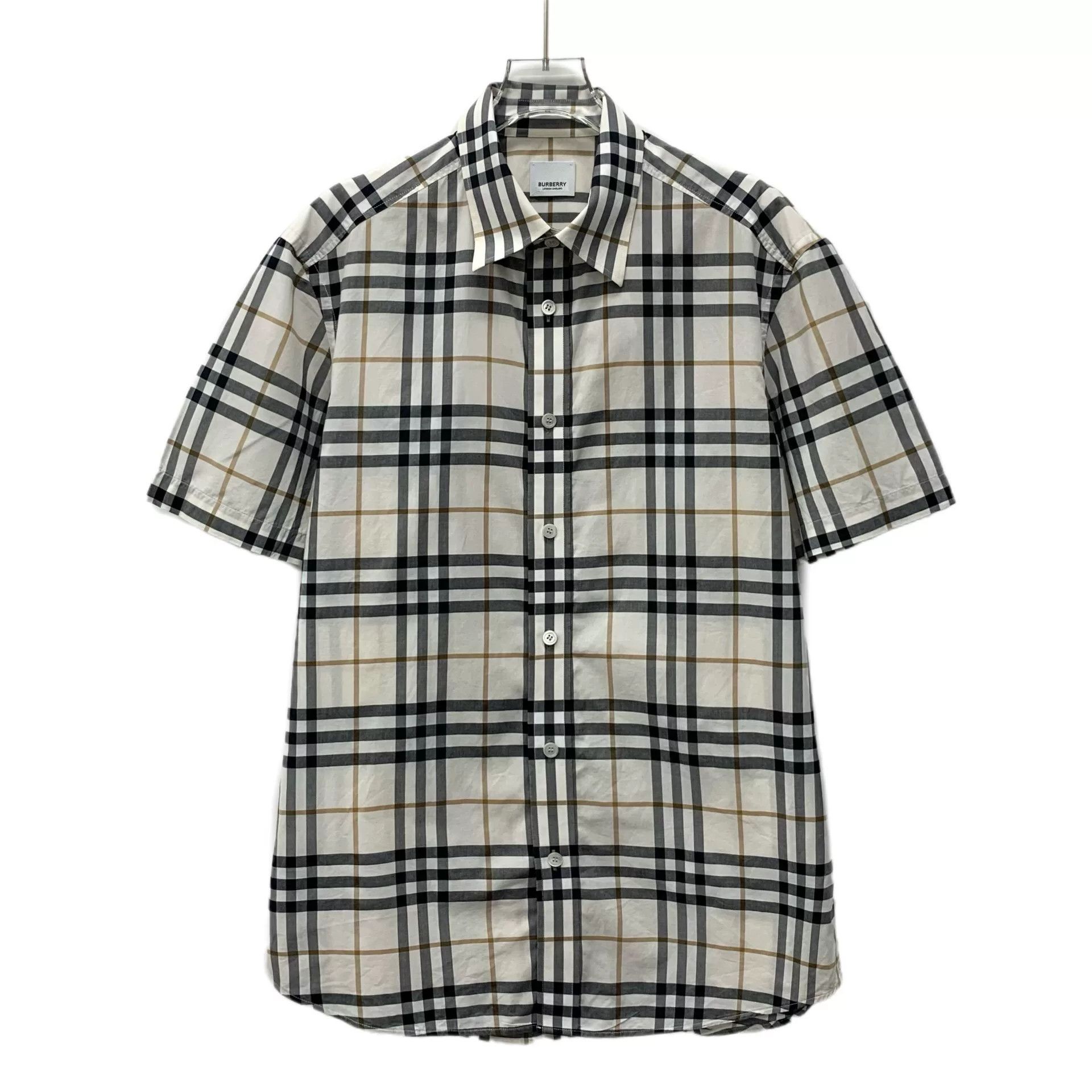 Burberry Burberry Check Cotton Short Sleeve Shirt Size M Size US M / EU 48-50 / 2 - 1 Thumbnail