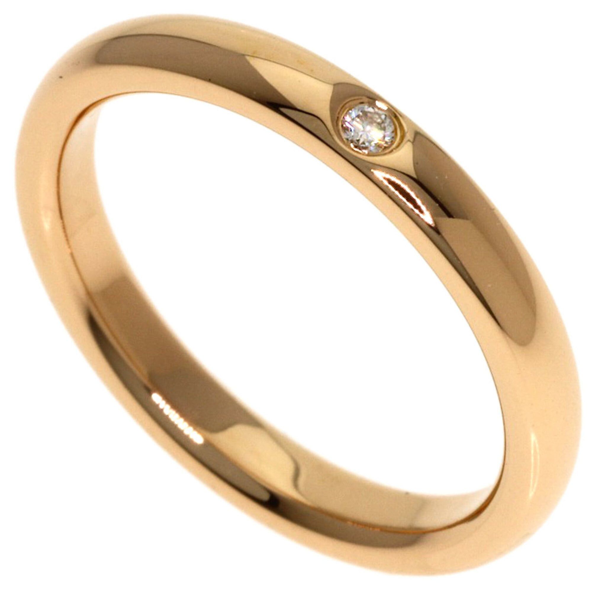 Tiffany & Co. Tiffany & Co. Stacking Band 1P Diamond Ring, 18K Pink Gold, Women's. Size ONE SIZE - 1 Thumbnail