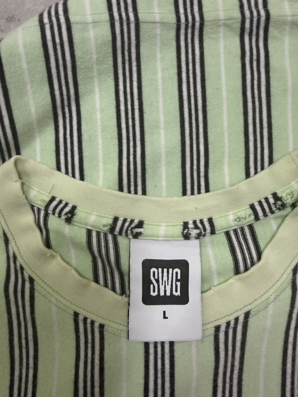 Swagger SWAGGER STRIPE MADE IN JAPAN TSHIRT Size US M / EU 48-50 / 2 - 11 Thumbnail