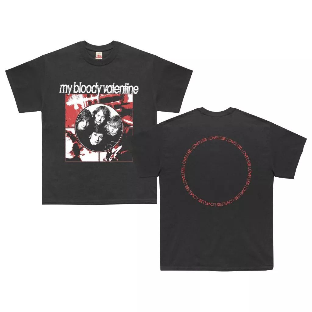 Band Tees × Rare × Rock Band My Bloody Valentine Loveless fan made tee ...