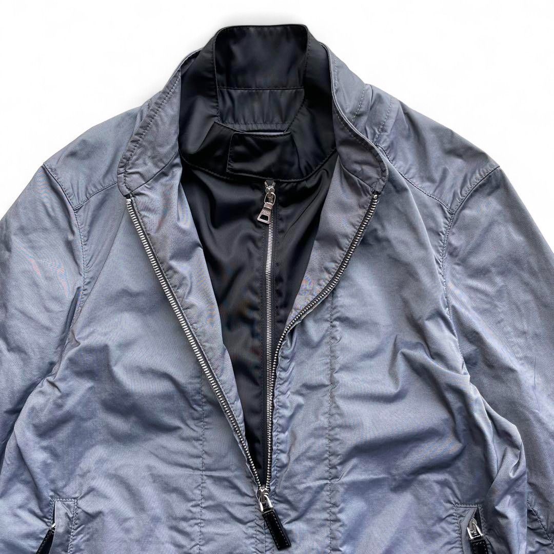 Prada Prada Sport - L SS09 Nylon Black Leather Jacket Wind Light Size US L / EU 52-54 / 3 - 8 Thumbnail