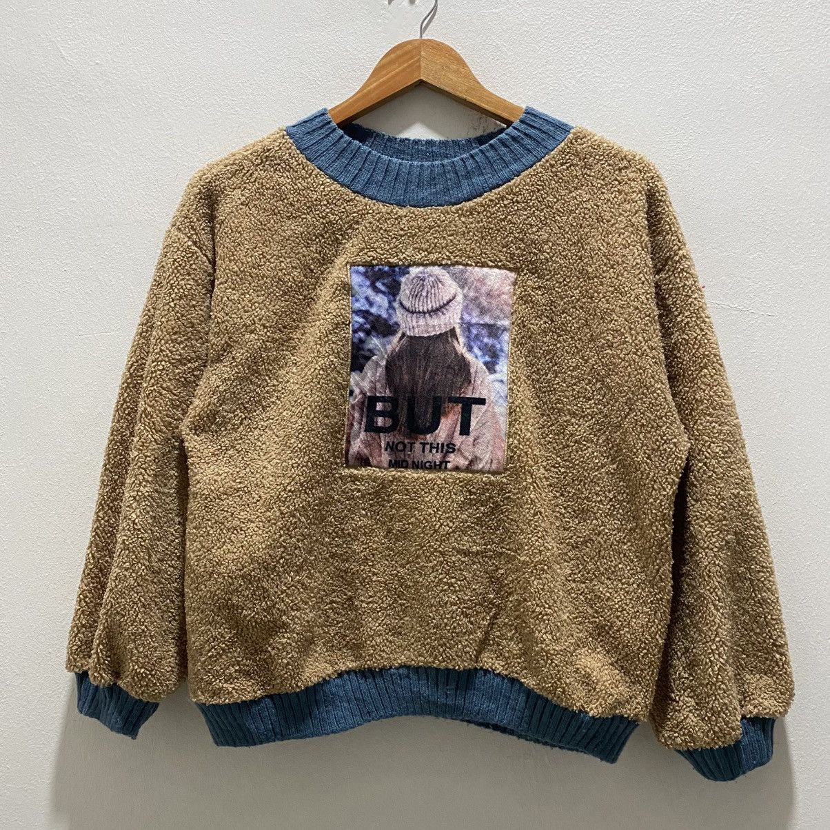 Japanese Brand Struct Vintage Mohair Shag Shaggy Fur Velvet Woman Size M / US 6-8 / IT 42-44 - 1 Thumbnail
