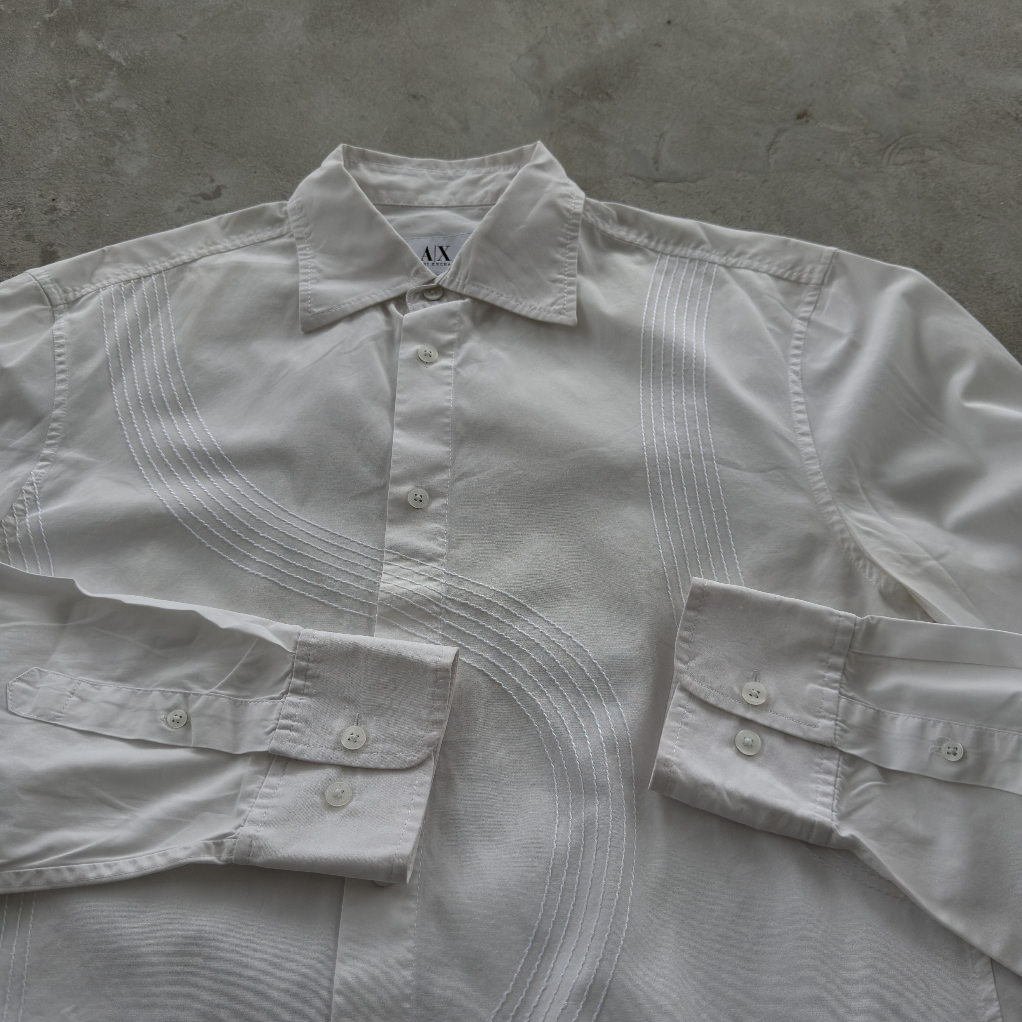 Armani Exchange Vintage 90s Armani Exchange Button Ups Shirt Y2K Size US M / EU 48-50 / 2 - 4 Thumbnail