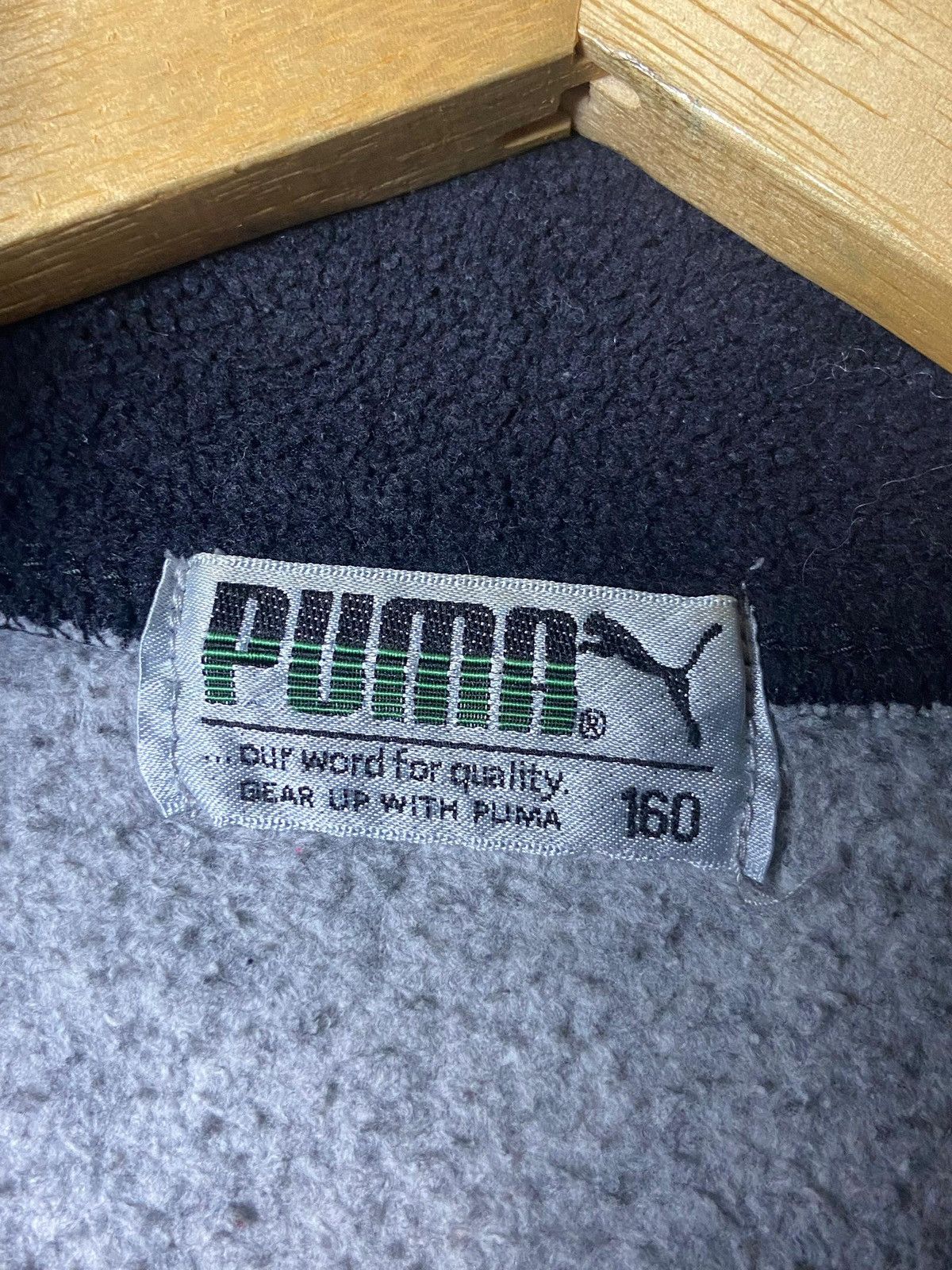 Puma Puma Big Logo Half Zipper Fleece Jacket (145) Size US XS / EU 42 / 0 - 7 Thumbnail