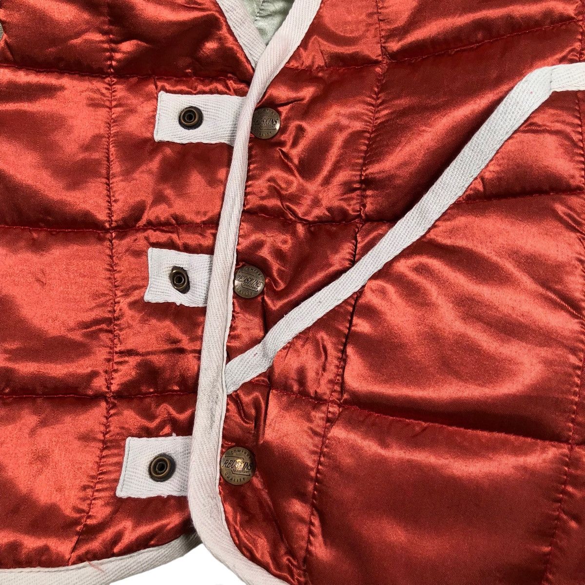 NFL Vintage R.D.S Red skins Acetate Quilted Padded Vest Size US M / EU 48-50 / 2 - 7 Thumbnail