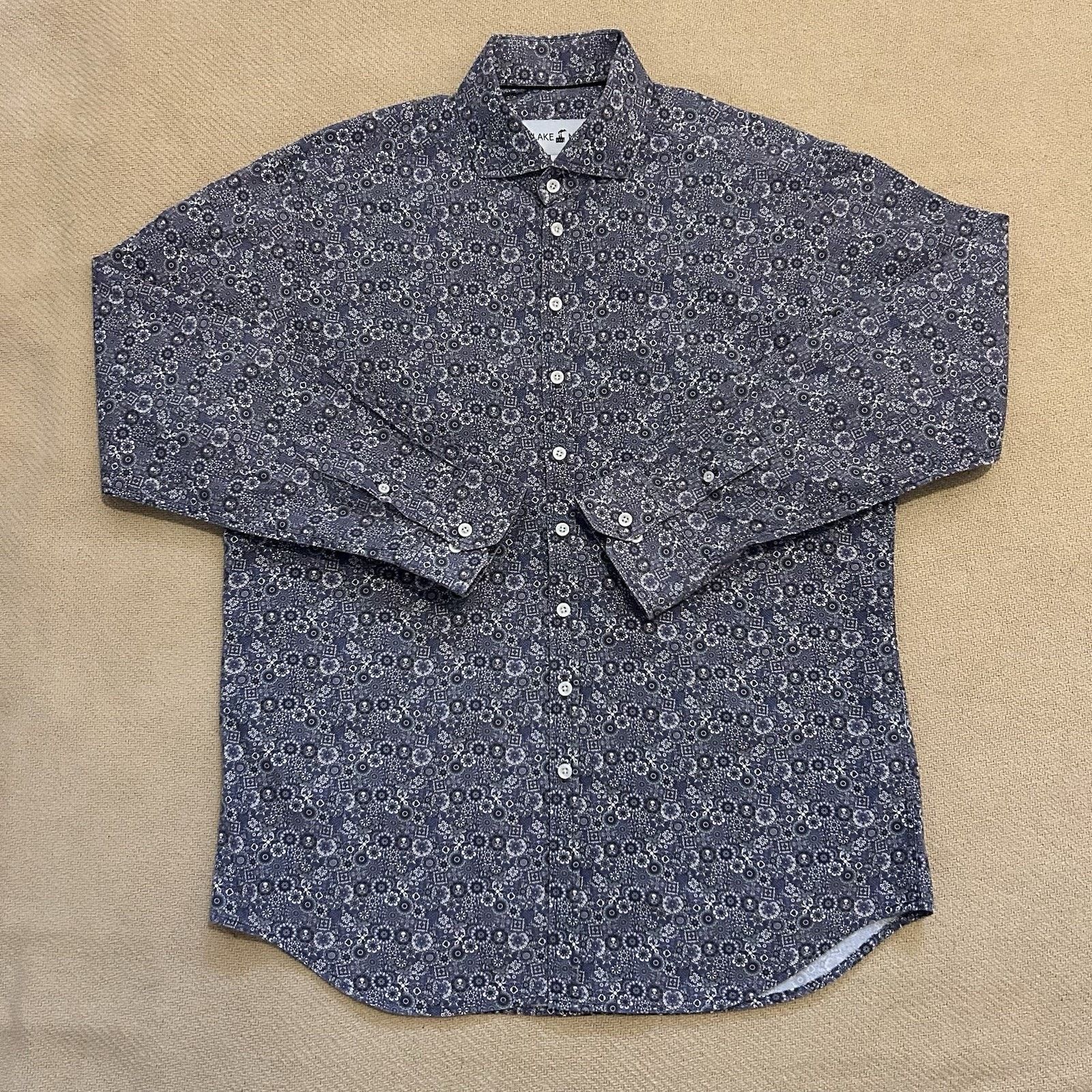 Other Blake Mill Floral Skull Crossbones Print Button Up Shirt XL Size US XL / EU 56 / 4 - 4 Thumbnail