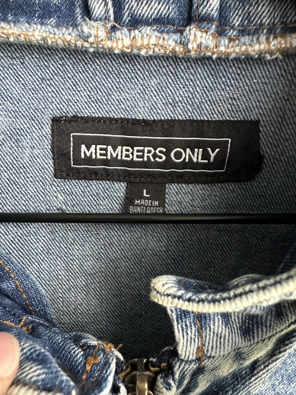 Members Only Vintage Members Only Denim Jacket Blue Size US L / EU 52-54 / 3 - 7 Thumbnail