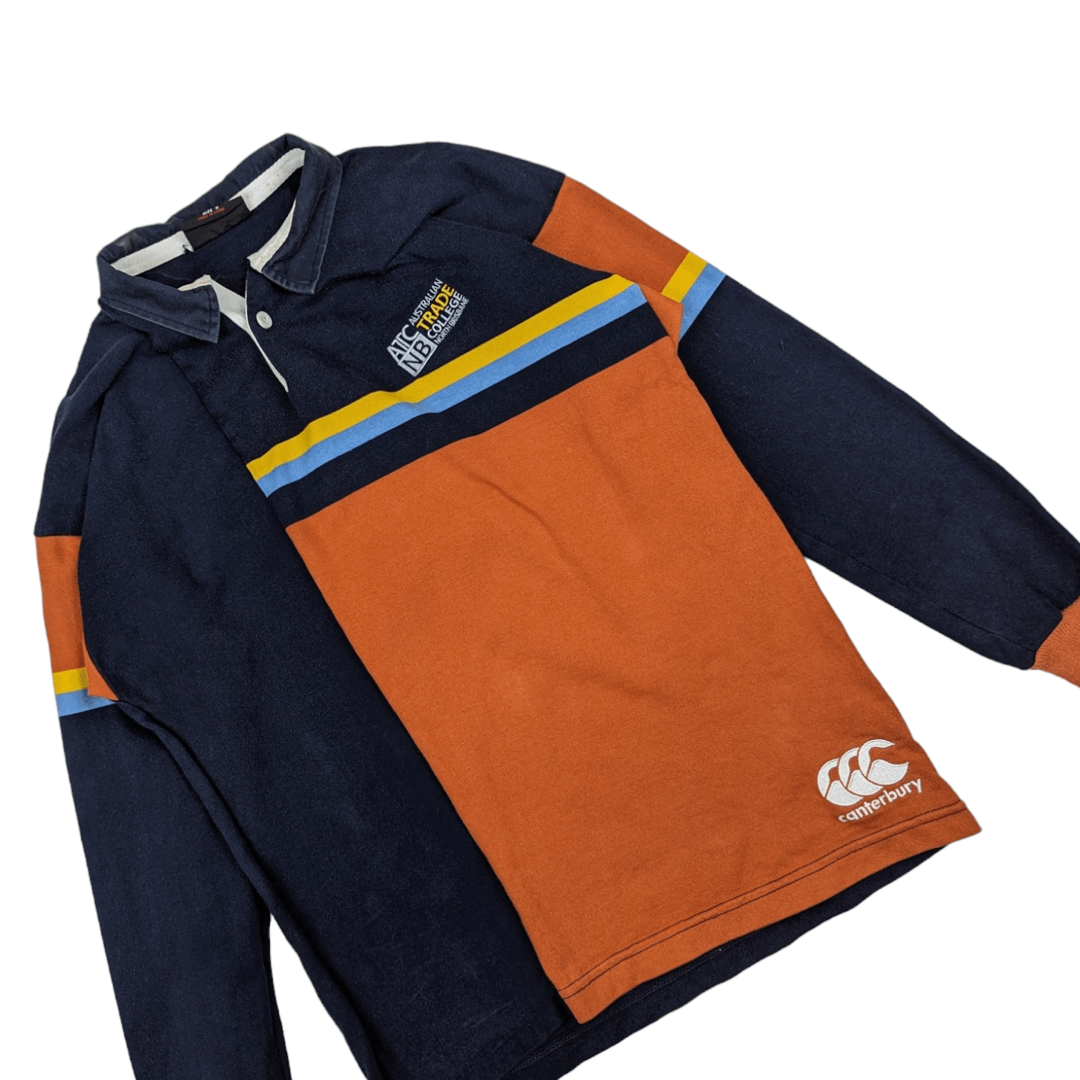 Canterbury of New Zealand Vtg CANTERBURY ATC Australia Trade College NB Rugby Jersey Size US S / EU 44-46 / 1 - 2 Thumbnail