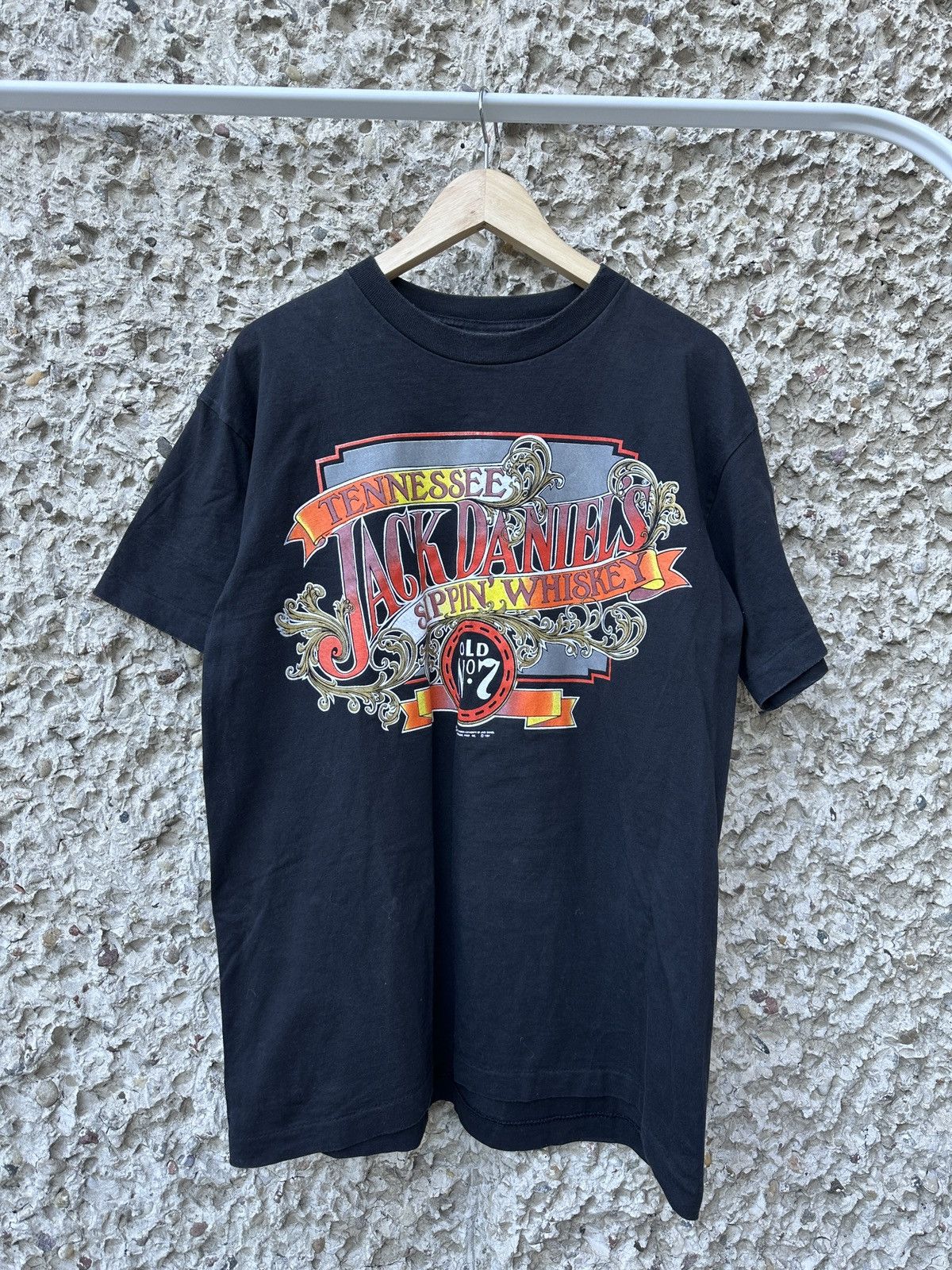 Vintage 1991 Jack Daniels promo 90s tee t-shirt
