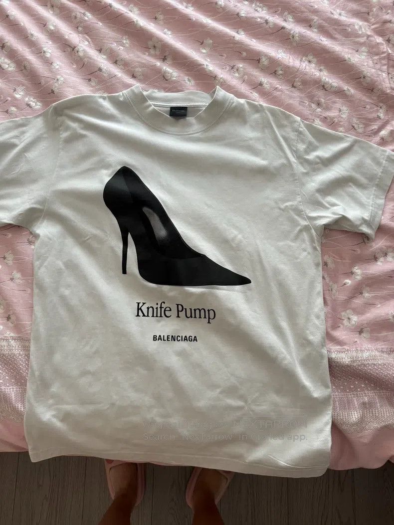 Balenciaga Balenciaga High Heel Shoe T-Shirt Size US M / EU 48-50 / 2 - 1 Thumbnail