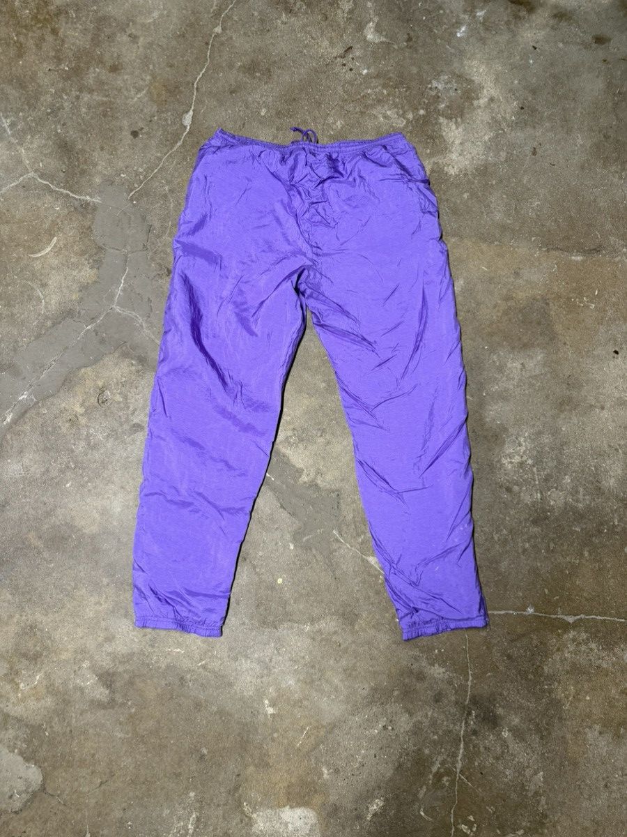 Nike Vintage Nike Purple Nylon Track Pants Red Swoosh Size L Size US 32 / EU 48 - 2 Thumbnail