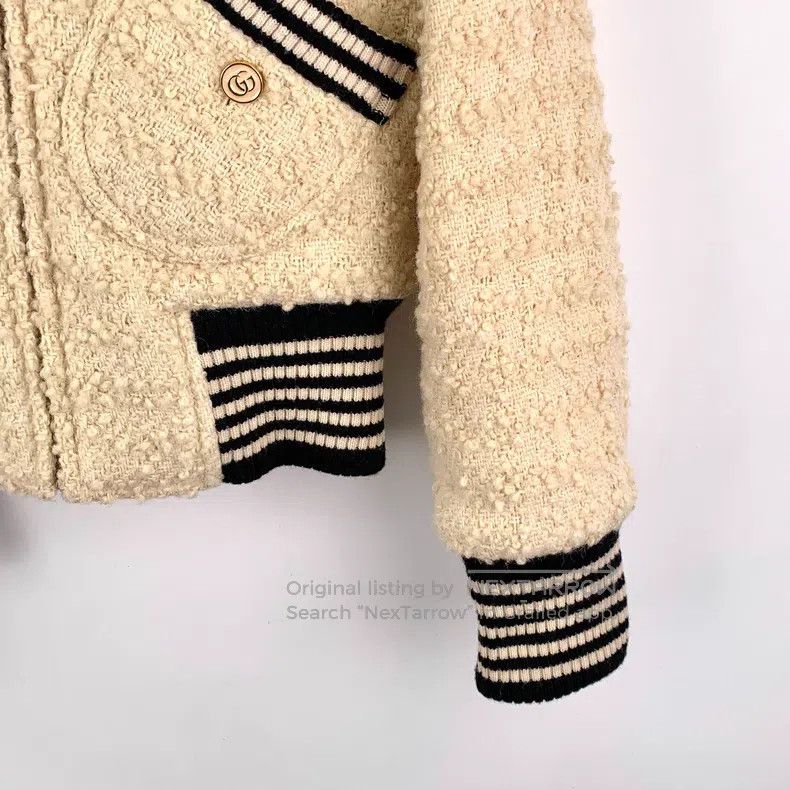 Gucci Gucci Colour-block striped wool hooded zipper long-sleeved Size XS / US 0-2 / IT 36-38 - 4 Thumbnail