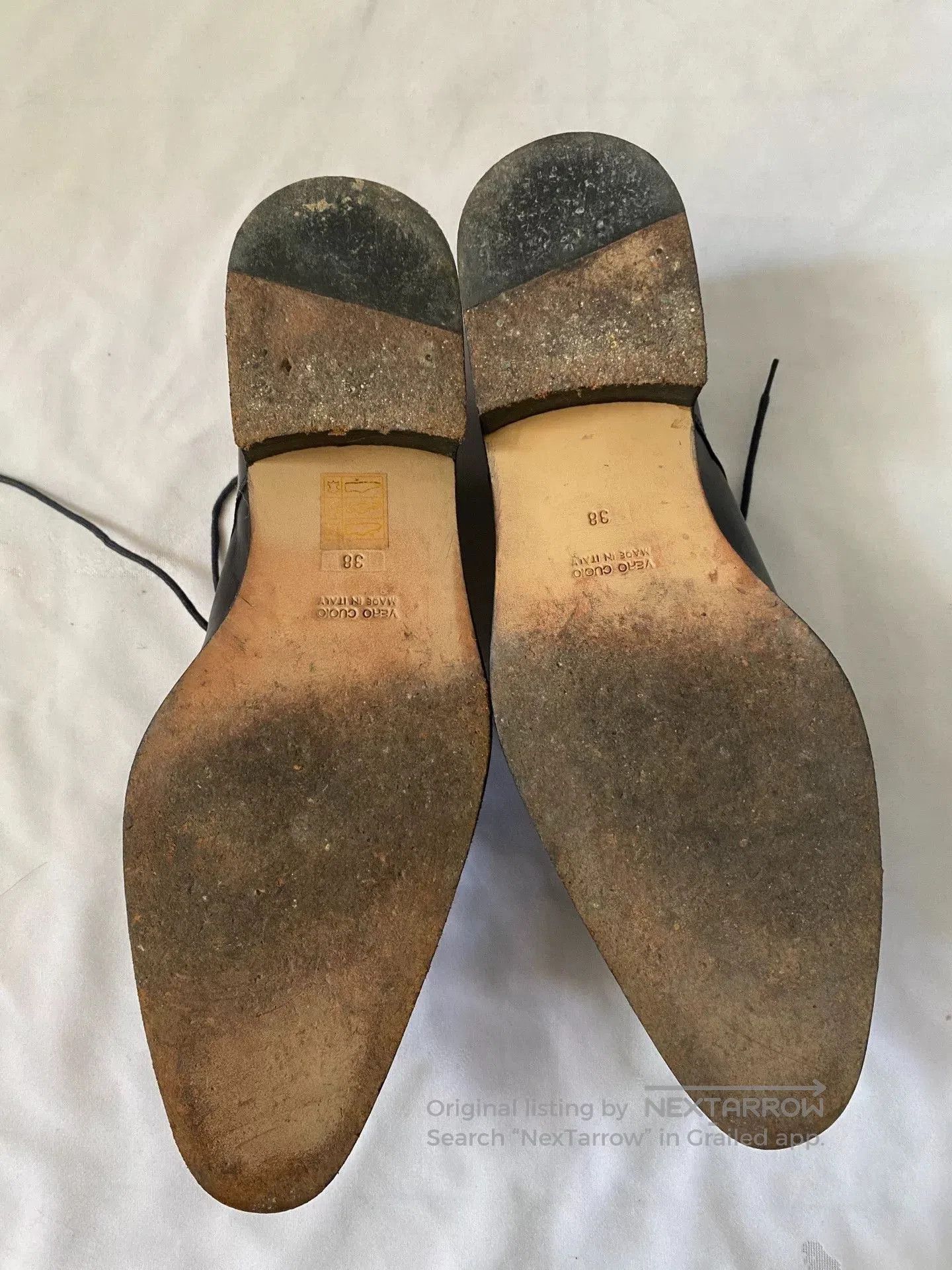 Yohji Yamamoto Yohji Yamamoto Pointed Toe Leather Shoes 38. Size US 7 / IT 37 - 6 Thumbnail