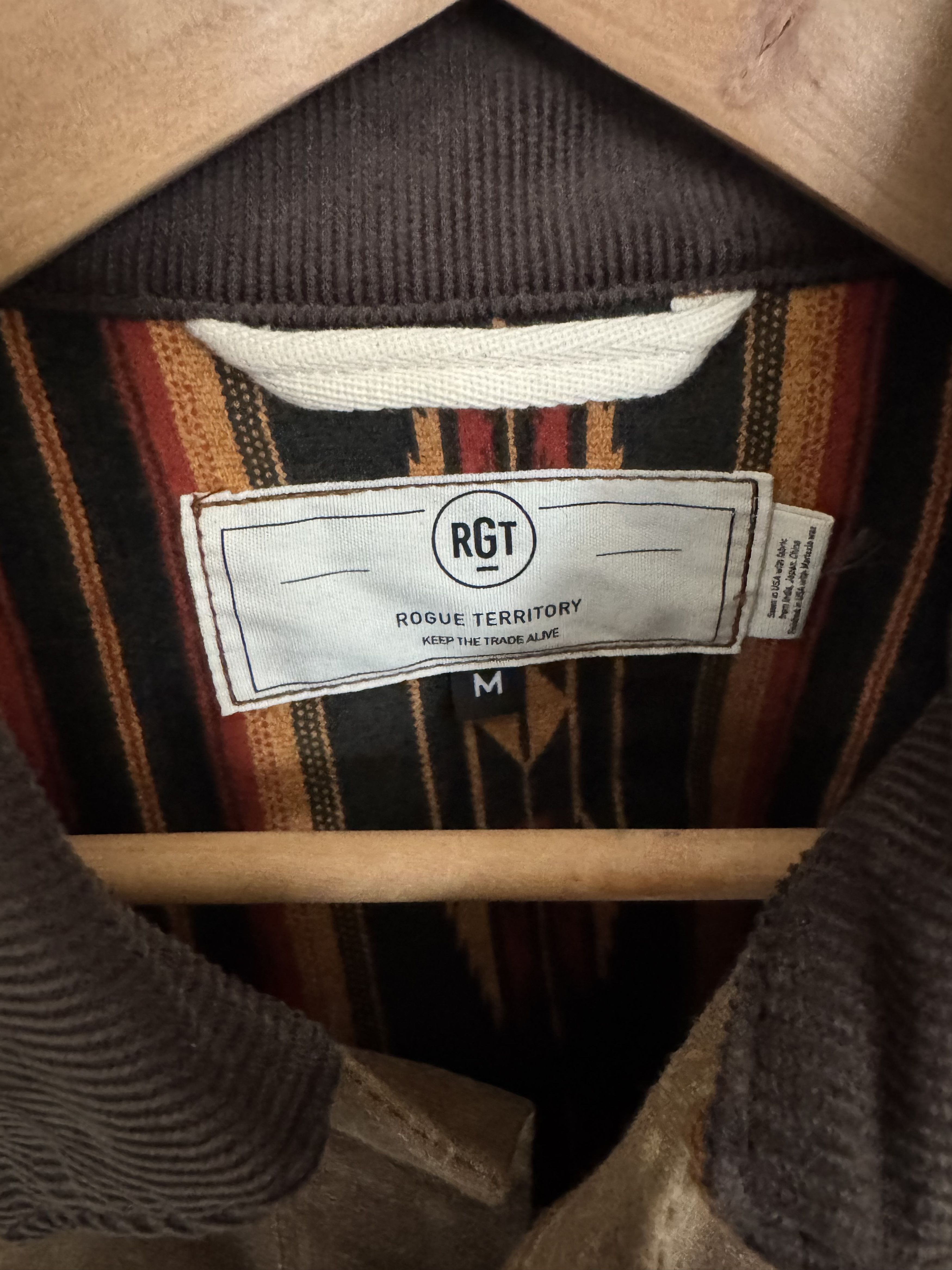Rogue Territory Waxed Whiskey Corduroy Collar Ridgeline Size US M / EU 48-50 / 2 - 3 Thumbnail