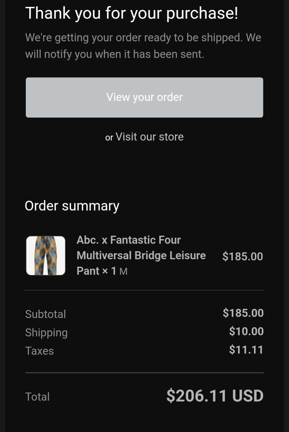 Advisory Board Crystals ABC x Fantastic Four Multiversal Bridge Leisure Pants Size US 32 / EU 48 - 9 Thumbnail