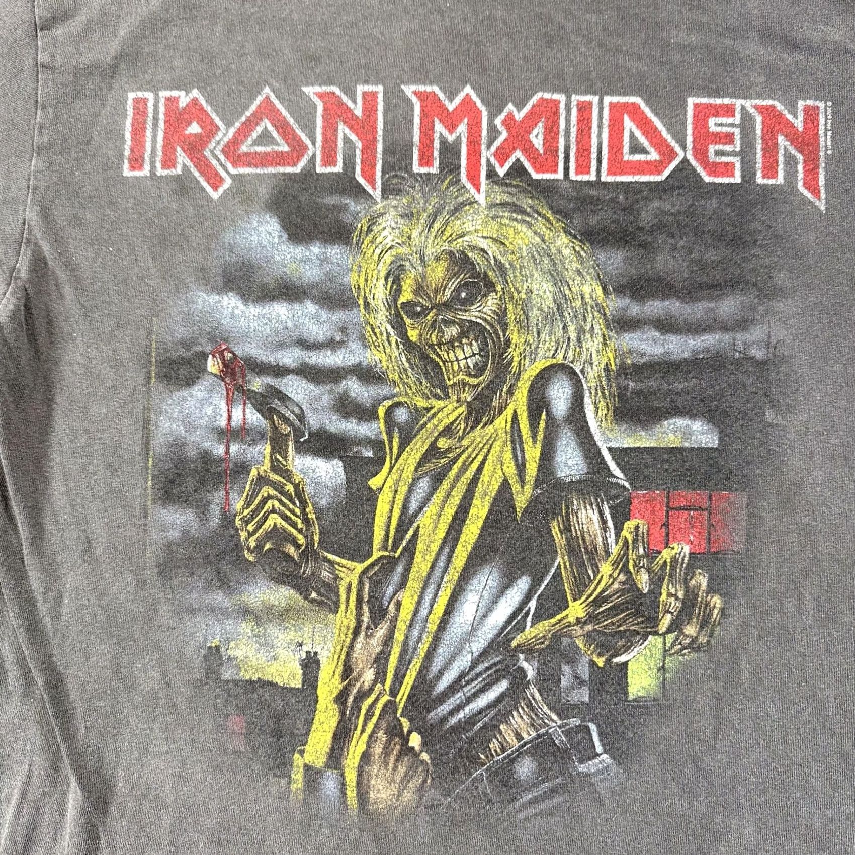 Vintage VINTAGE Iron Maiden Shirt Mens M Band Tee Graphic Eddie 2020 Gray/Black T-Shirt Mens Medium Rock Music Size US M / EU 48-50 / 2 - 5 Thumbnail