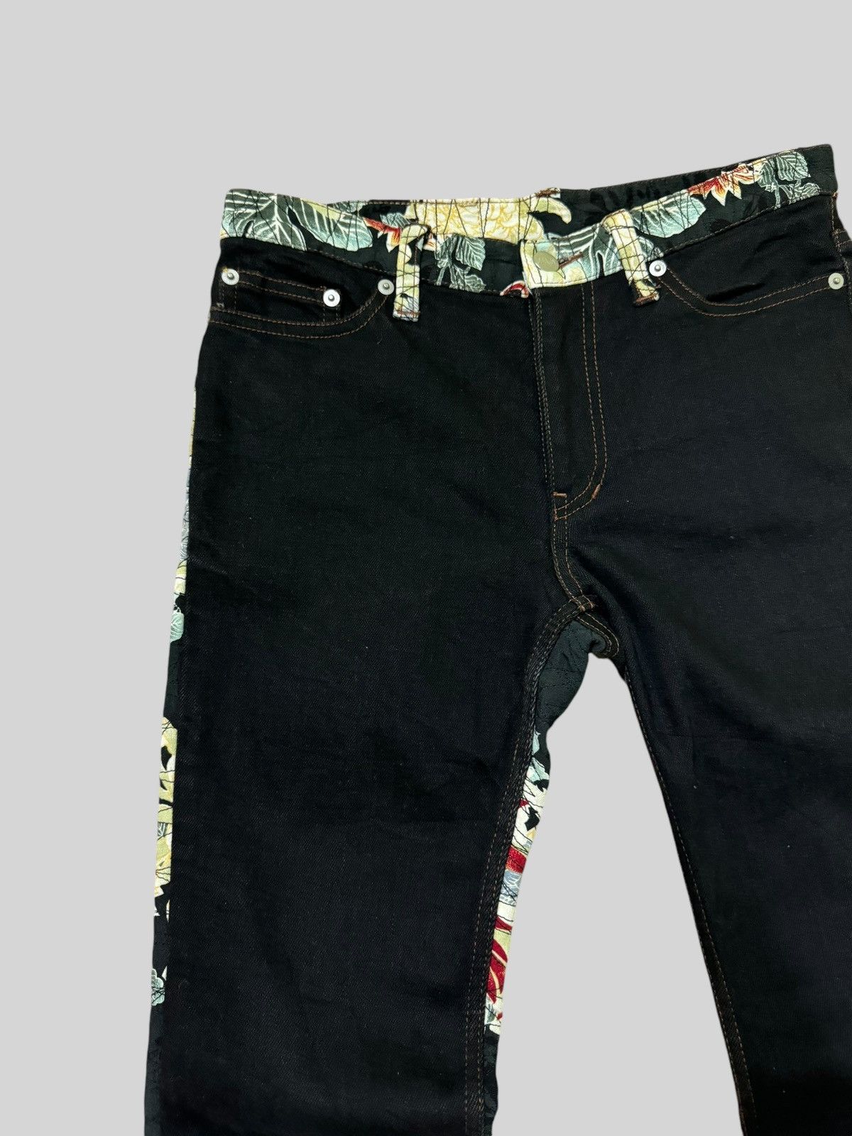 Hysteric Glamour × Japanese Brand Vintage GLAMDY Reconstructed Undercover Style Denim Pant Size US 29 - 4 Thumbnail