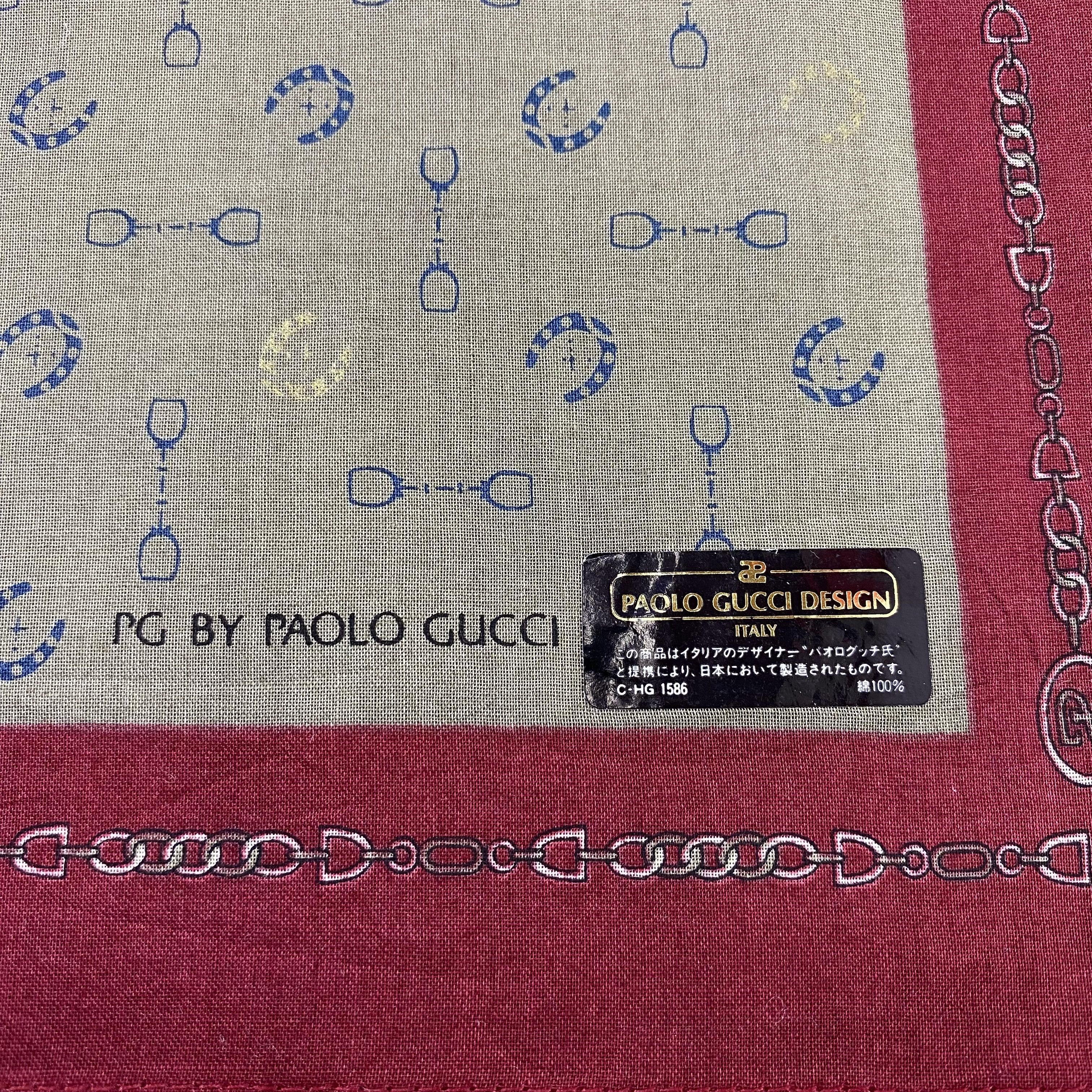 Paolo Gucci Paolo Gucci Handkerchief / Bandana / Neckerchief-B900 Size ONE SIZE - 5 Thumbnail