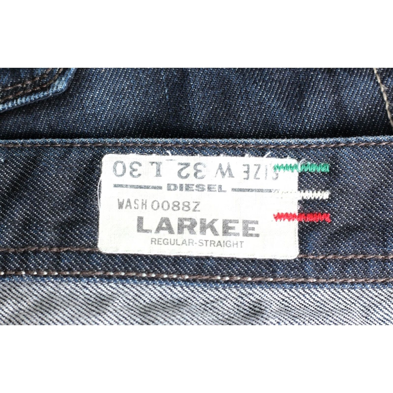 Diesel DIESEL Jeans Men Size 32/30 W32 L30 Regular Straight Blue Italy DZ8022 Size US 32 / EU 48 - 6 Thumbnail