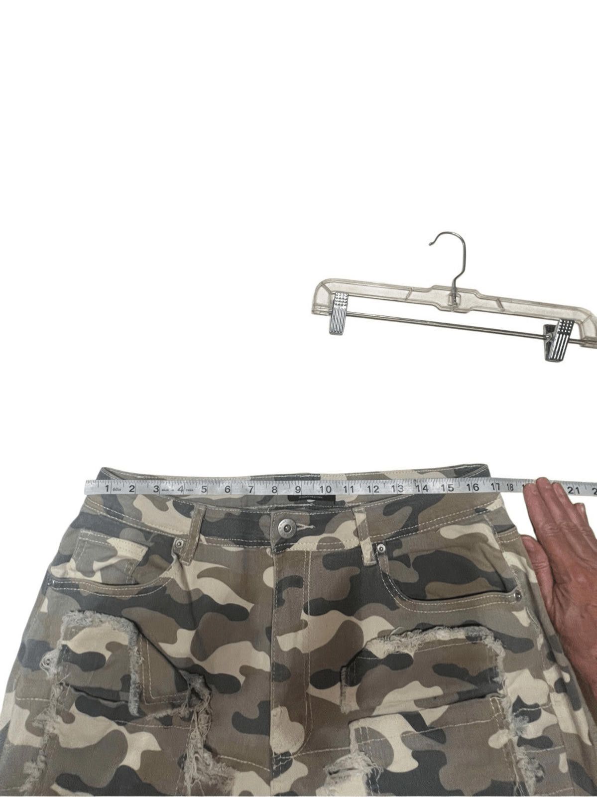 Designer RED FOX WOMEN'S STACKED TWILL PANTS (KHAKI CAMO) Sz XL Size 40" / US 18 - 4 Thumbnail