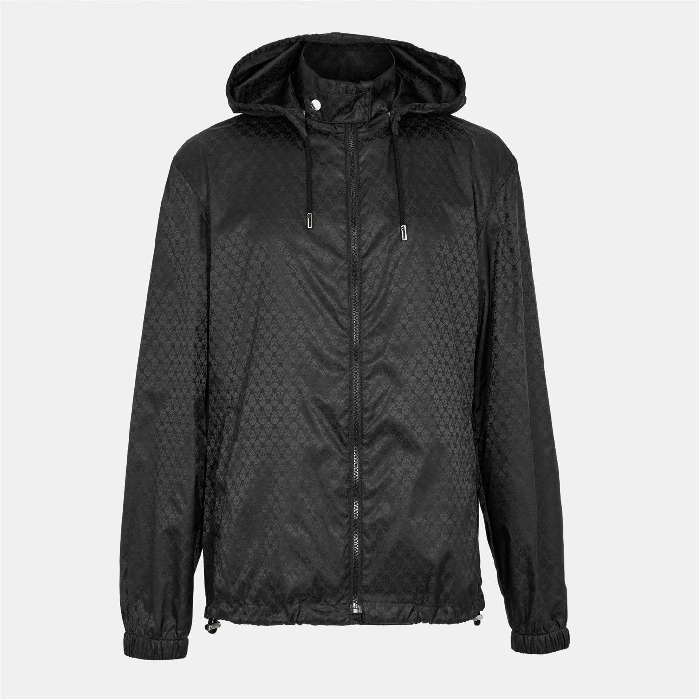 Alexander McQueen o1g2r1mq0326 Weather Resistant Windbreaker Jacket in Black Size US L / EU 52-54 / 3 - 1 Thumbnail